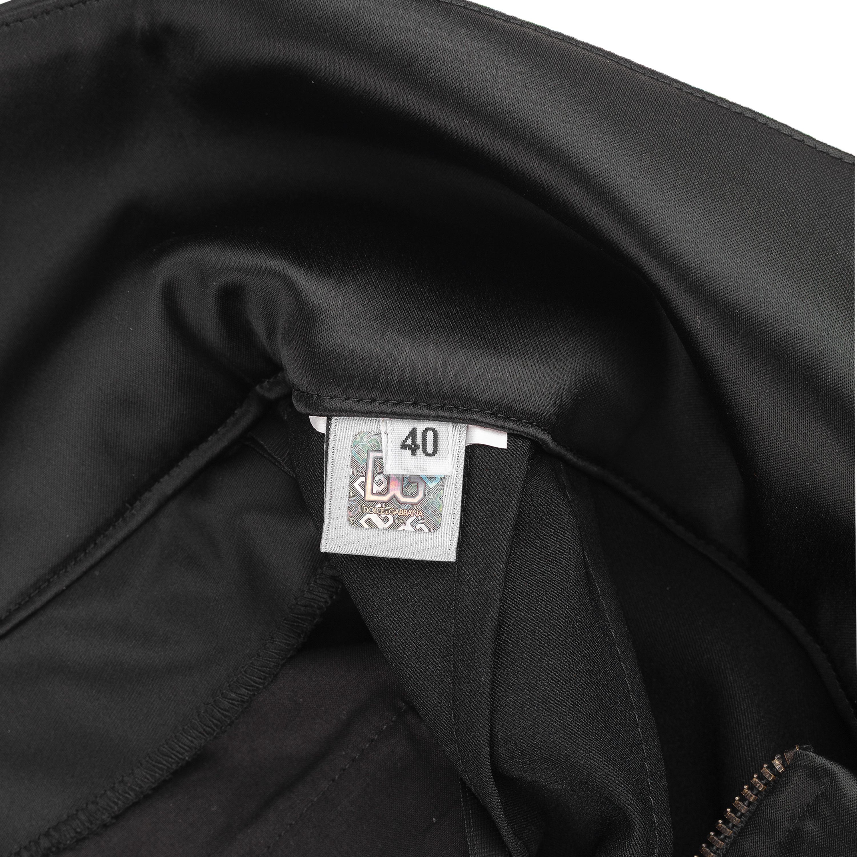Dolce & Gabbana Dolce & Gabbana Black Corset Pencil Skirt Size 25" / US 0 / IT 36 - 6 Thumbnail