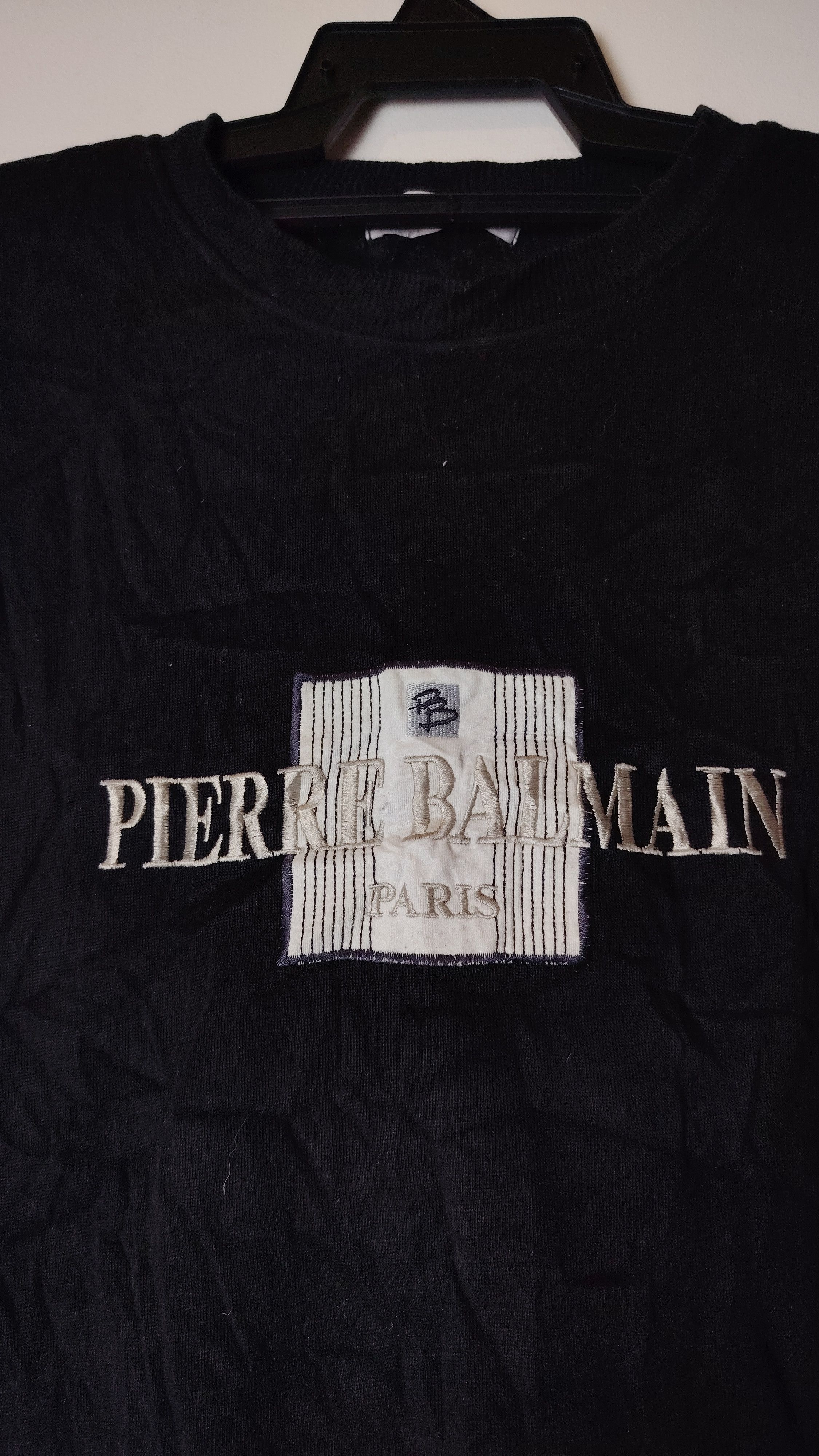 Balmain Vintage Pierre Balmain Fleece Sweatshirt Crewneck Size US L / EU 52-54 / 3 - 3 Thumbnail