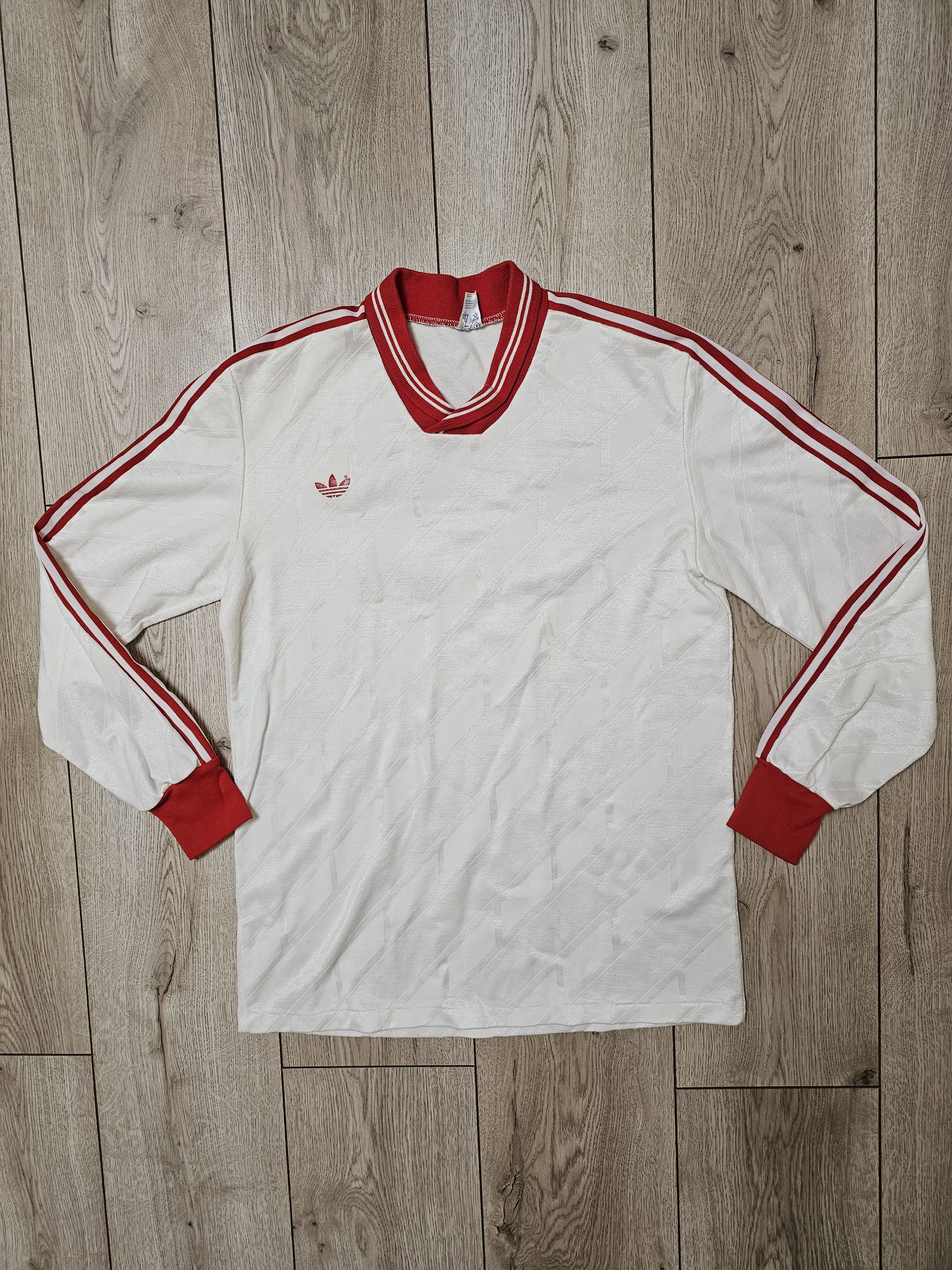 Adidas × Vintage ADIDAS VENTEX FOOTBALL SHIRT LONG 70s SOCCER JERSEY SUISSE Size US M / EU 48-50 / 2 - 1 Thumbnail