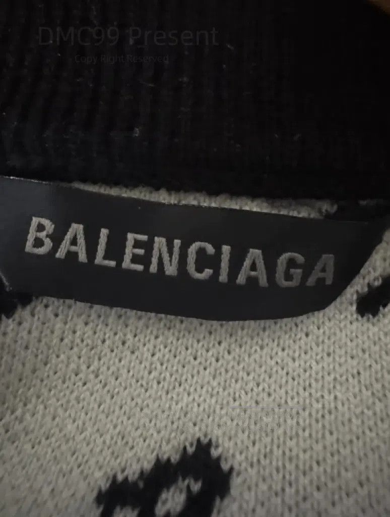 Balenciaga balenciaga logo sweater with black design. Size XS / US 0-2 / IT 36-38 - 4 Thumbnail