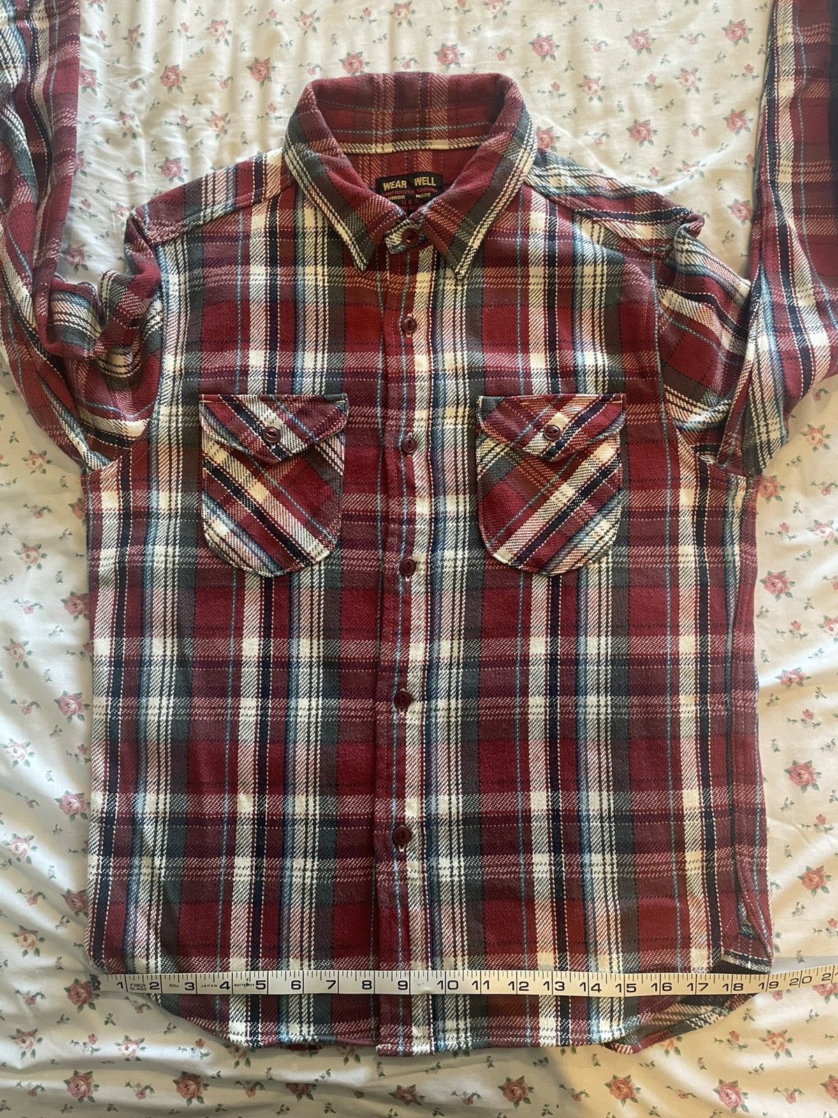 UES Japan UES Heavy Flannel Shirt - Red Size US S / EU 44-46 / 1 - 12 Thumbnail