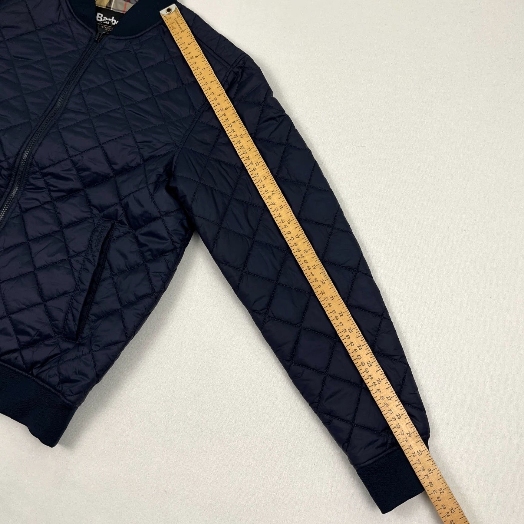 Barbour **Barbour Galento Quilted Mens M Blue Full Zip Bomber Jacket** User: Barbour Galento Quilted Mens M Blue Full Zip Bomber Jacket Size US M / EU 48-50 / 2 - 7 Thumbnail