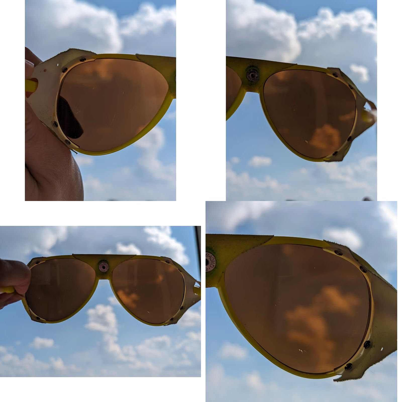 Vintage VINTAGE Cébé Sunglasses Yellow France Size ONE SIZE - 9 Thumbnail