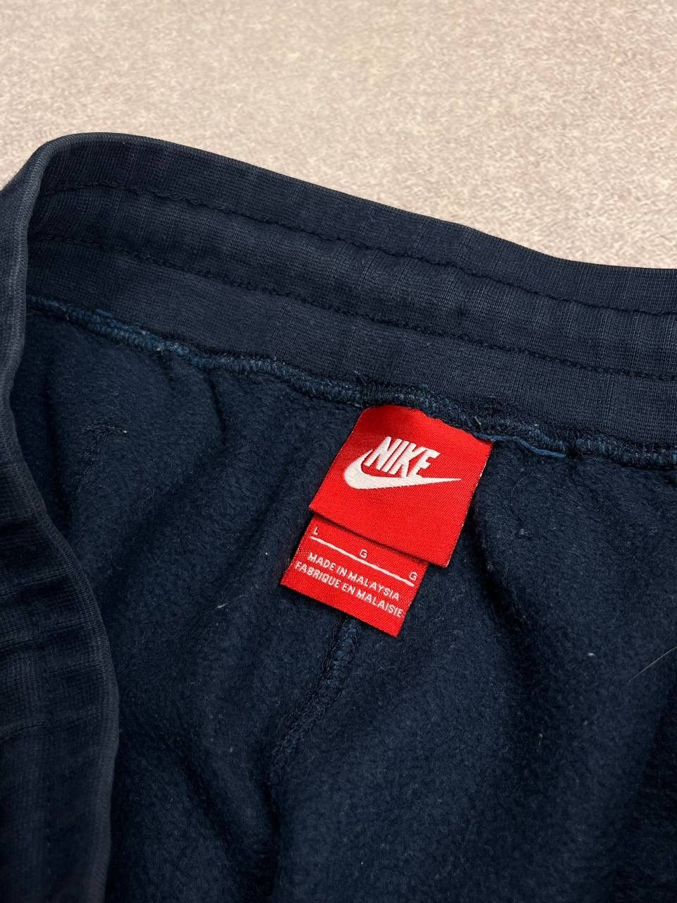 Nike × Vintage Vintage Nike Swoosh Baggy Cotton Sweatpants Y2K L Size US 34 / EU 50 - 5 Thumbnail