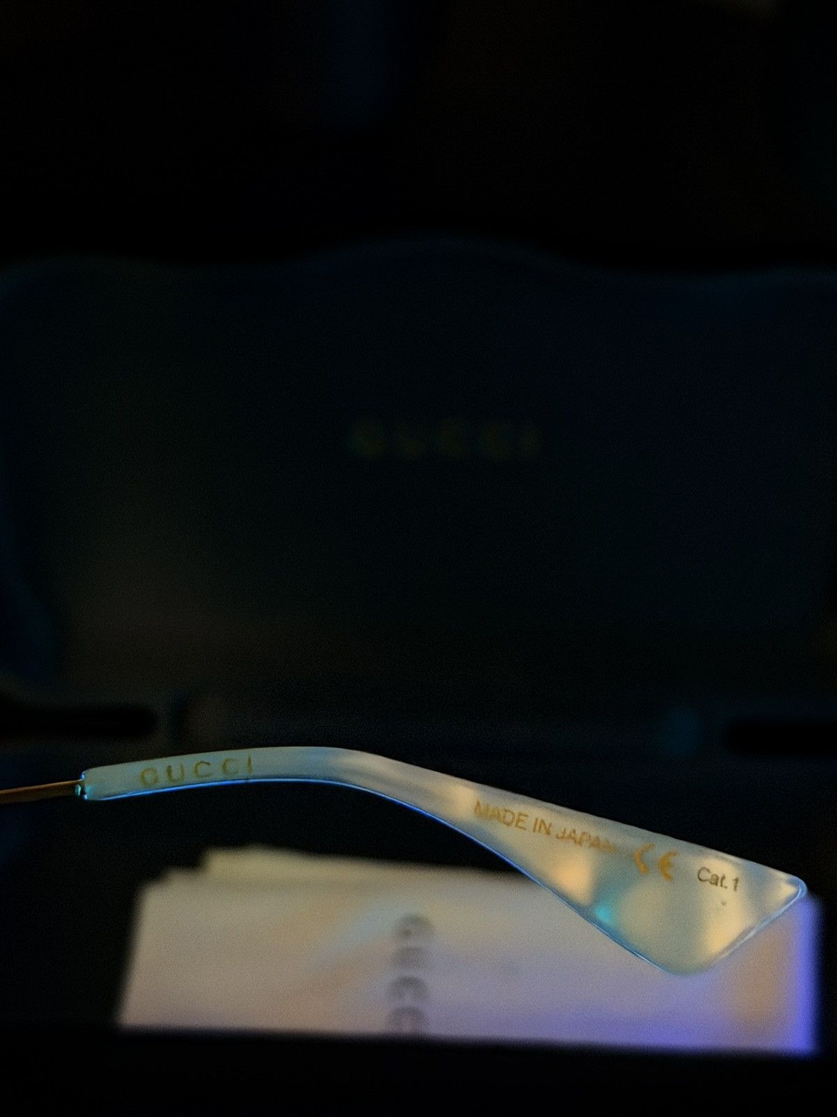 Gucci Gucci GG02282 005 Gold/Multicolor Sunglasses Size ONE SIZE - 6 Thumbnail