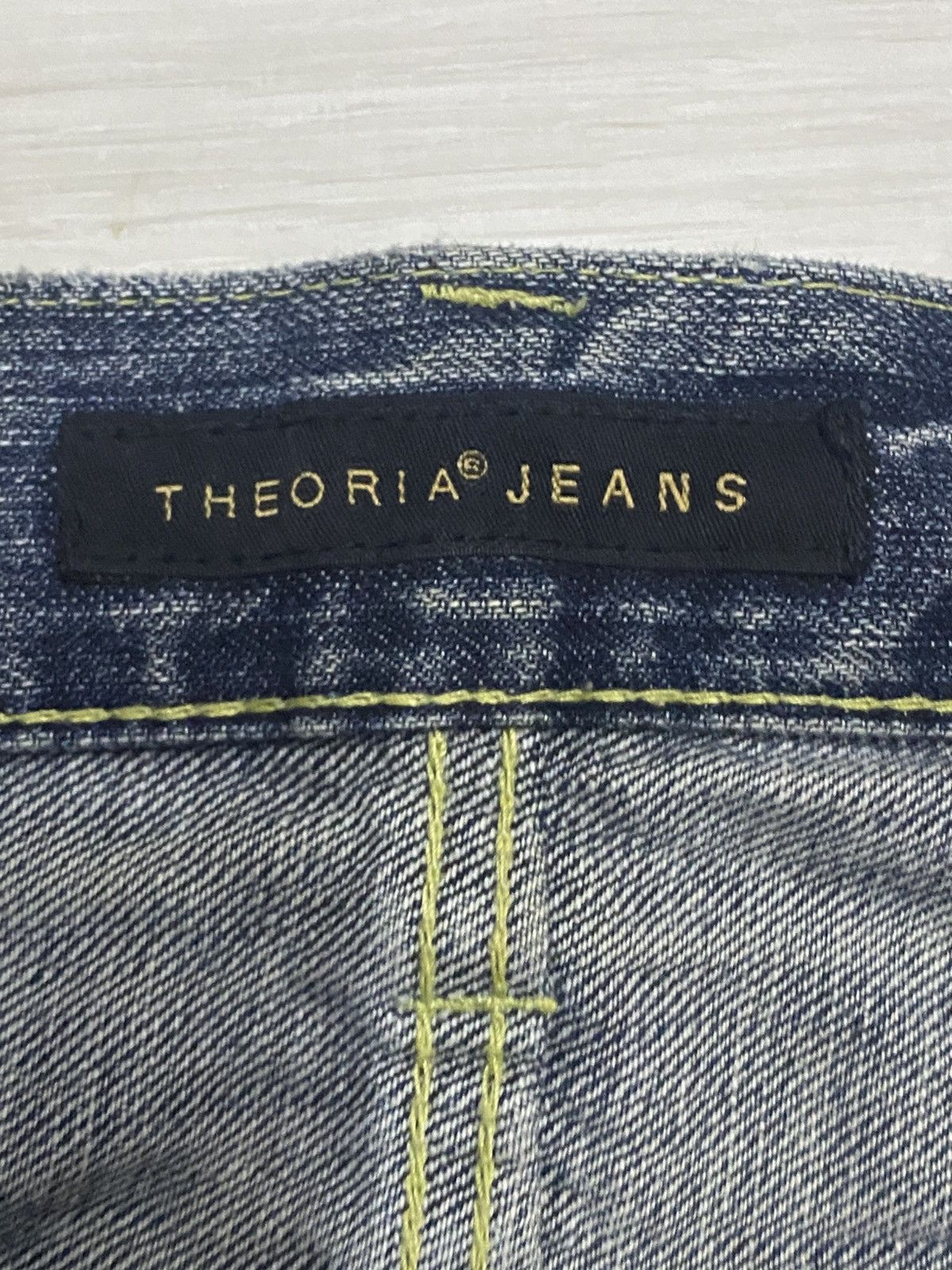 Japanese Brand Japanese Brand Theoria Jeans Twist Leg Straight Jeans Size US 35 - 11 Thumbnail