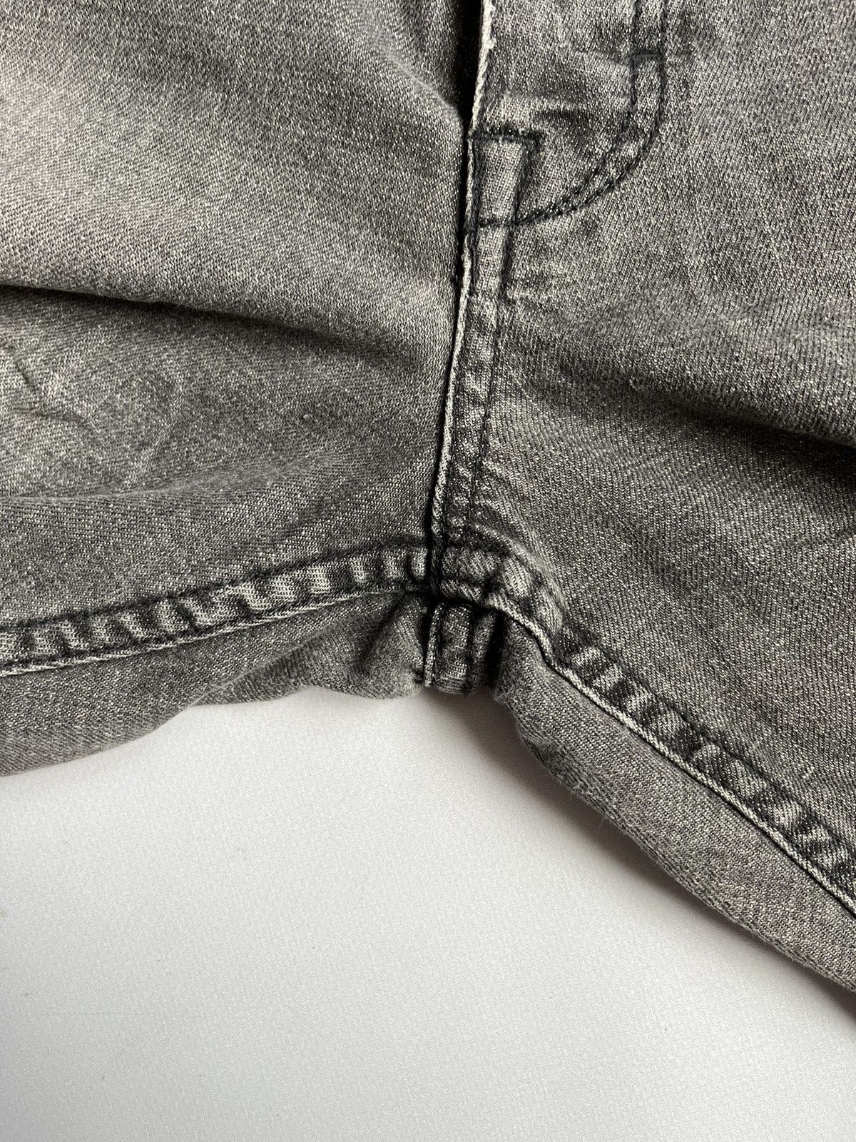 Blind Skateboards × Vintage Blind Skateboards Grey Baggy Distressed Usa Button Pants Size US 36 / EU 52 - 6 Thumbnail