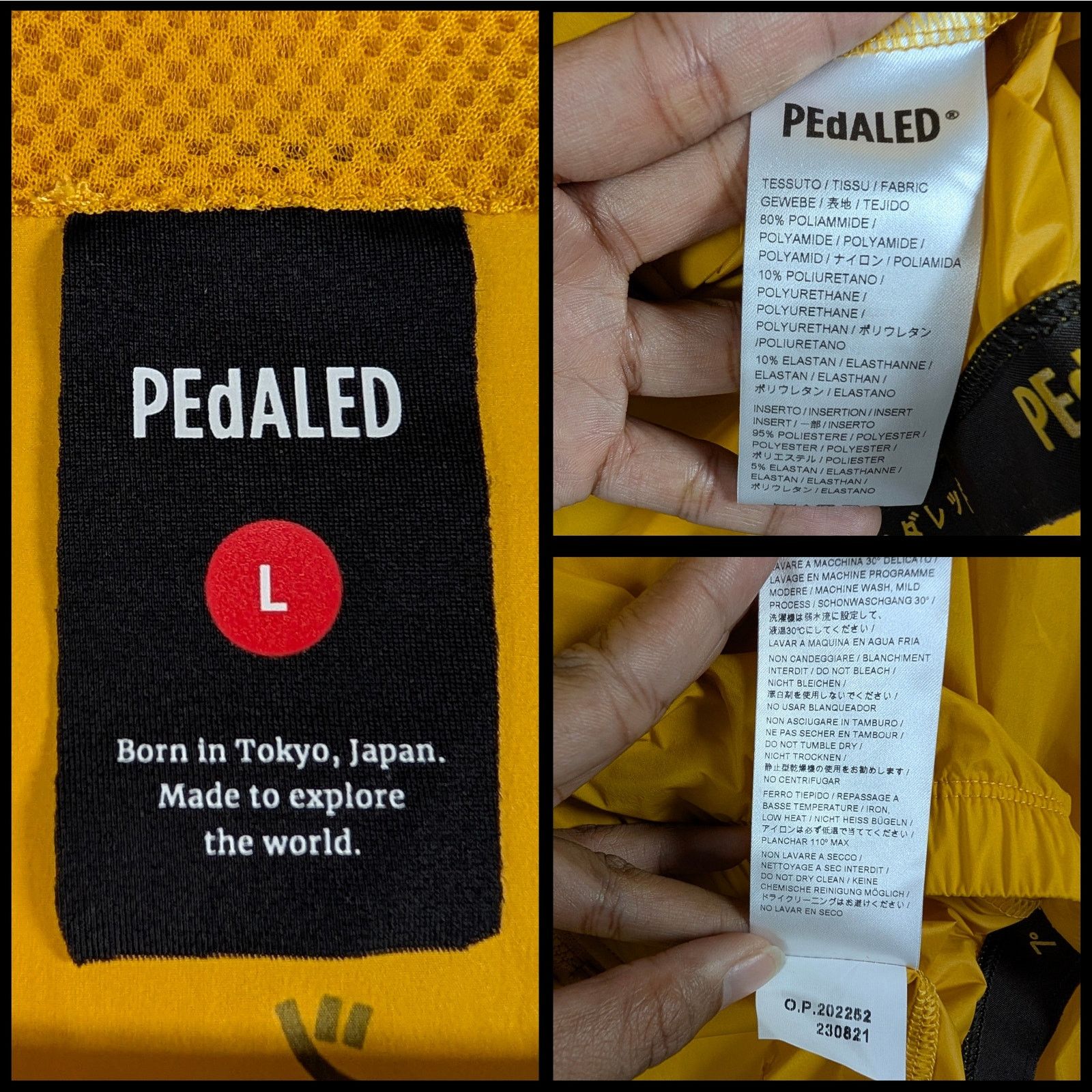 Unknown London Pedaled Mirai Windproof Jacket Yellow Men’s Size Large USED Size US L / EU 52-54 / 3 - 7 Thumbnail