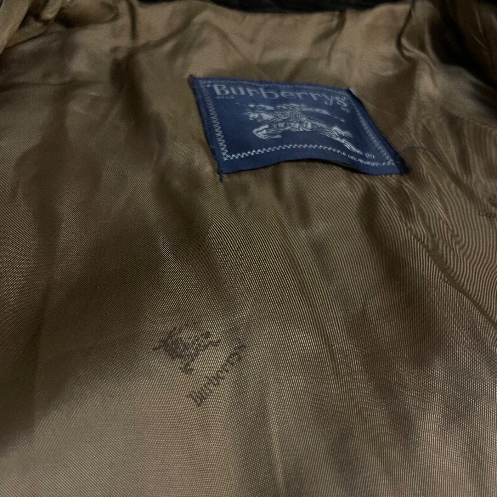 Burberry Vintage BURBERRY's Bomber Jacket SUEDE LEATHER green olive Size US L / EU 52-54 / 3 - 13 Thumbnail