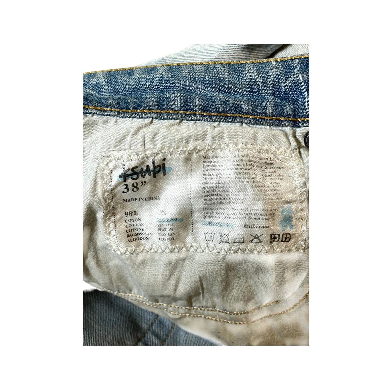 Ksubi Ksubi Light Wash Jeans Size US 38 / EU 54 - 4 Thumbnail