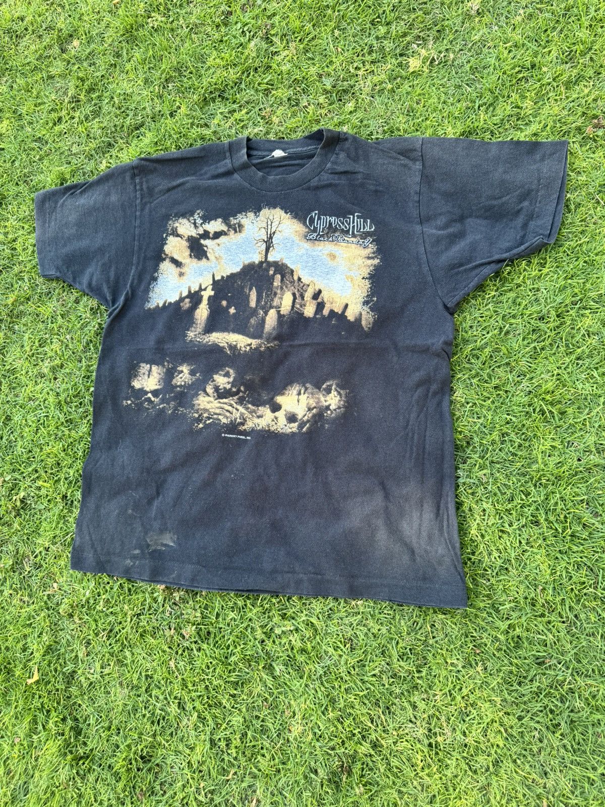 Vintage Vintage 1990’s Cypress Hill Black Sunday American HipHop Size US XL / EU 56 / 4 - 2 Thumbnail