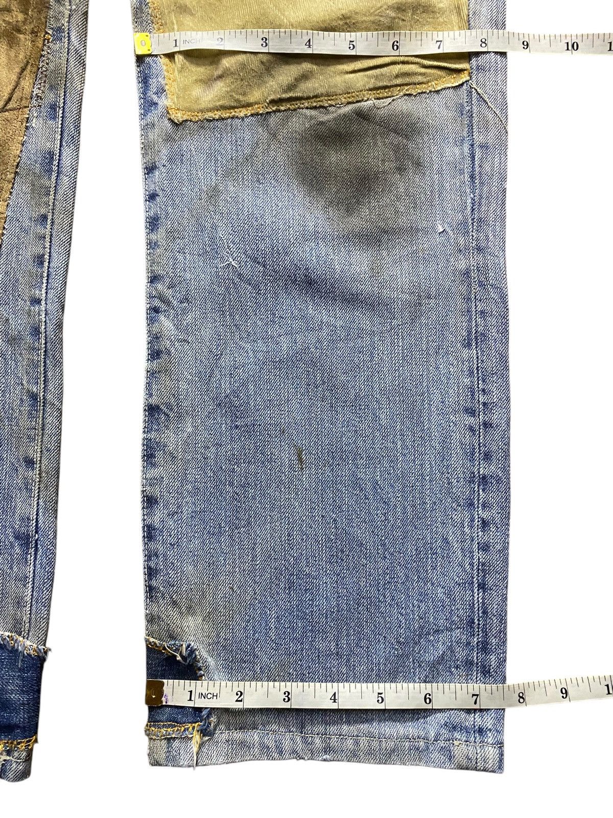 Japanese Brand Vintage Japanese Brand Shashiko Boro Distressed Jeans Size US 33 - 17 Thumbnail