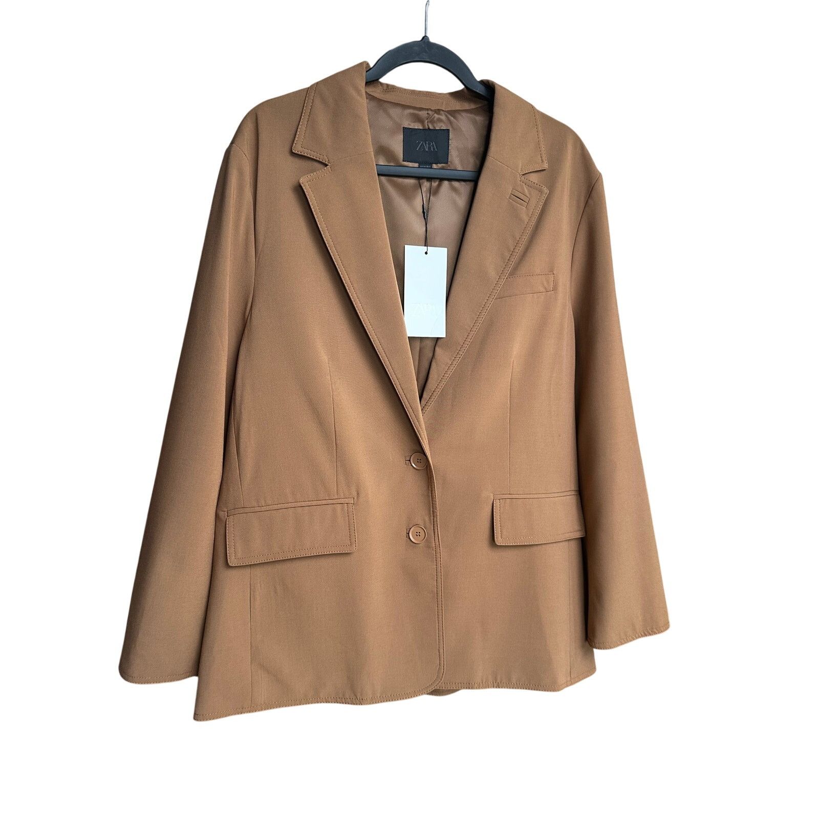 Zara Zara Brown Blazer - Size XS/S - New Size S / US 4 / IT 40 - 1 Thumbnail