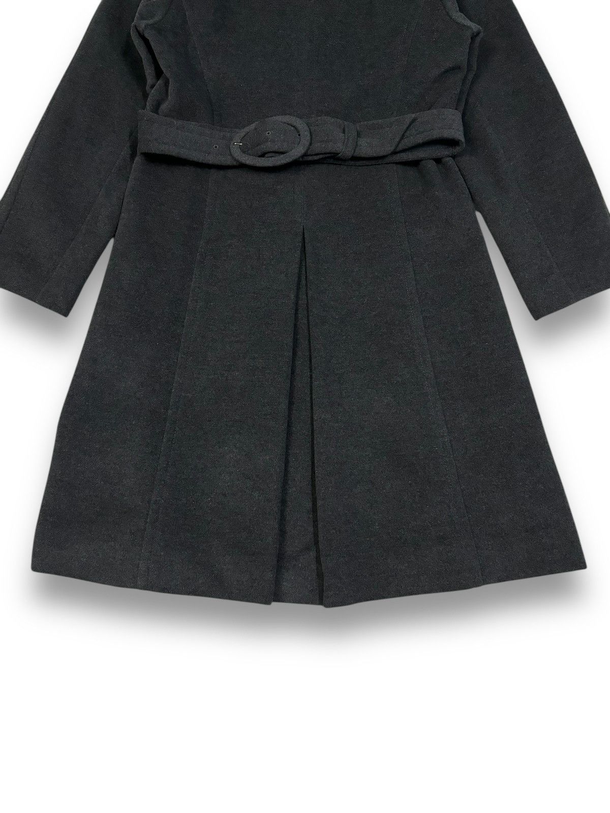 Hiroko Koshino Homme Hiroko BIS Wool Blend Overcoat by Designer Hiroko Koshino Size M / US 6-8 / IT 42-44 - 14 Thumbnail