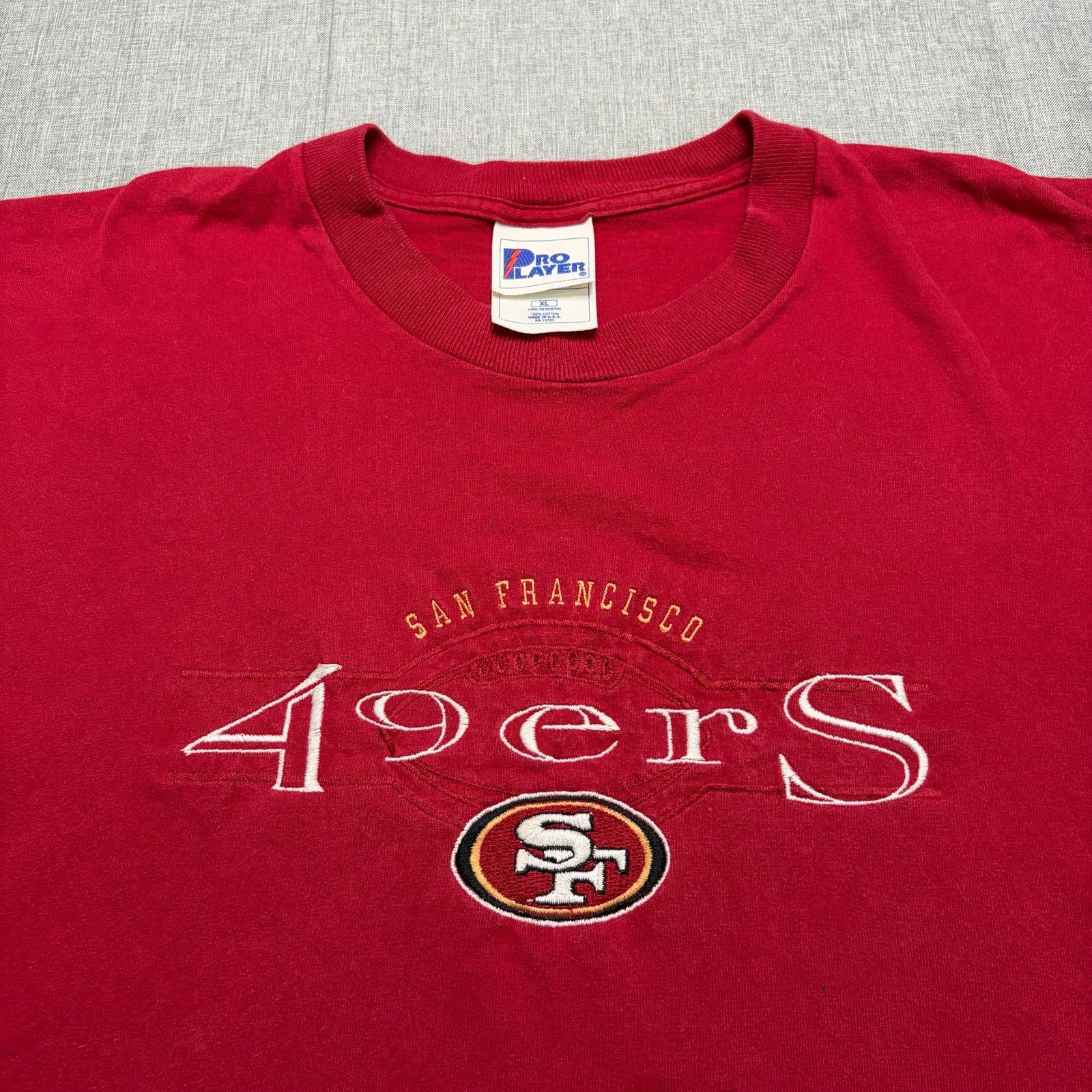 Pro Player Vintage San Francisco 49ers T-Shirt Pro Player Made USA Y2K Size US XL / EU 56 / 4 - 2 Thumbnail