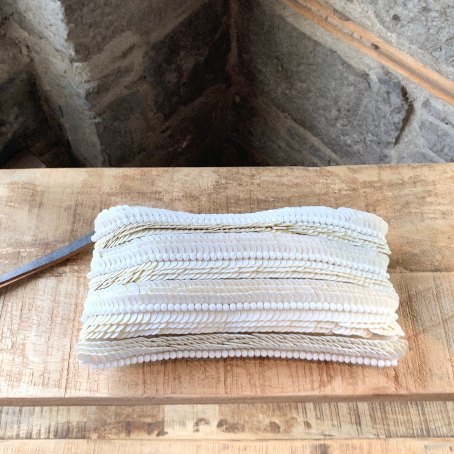 Marni Marni Ivory Beaded Wristlet Pouch Size ONE SIZE - 2 Thumbnail