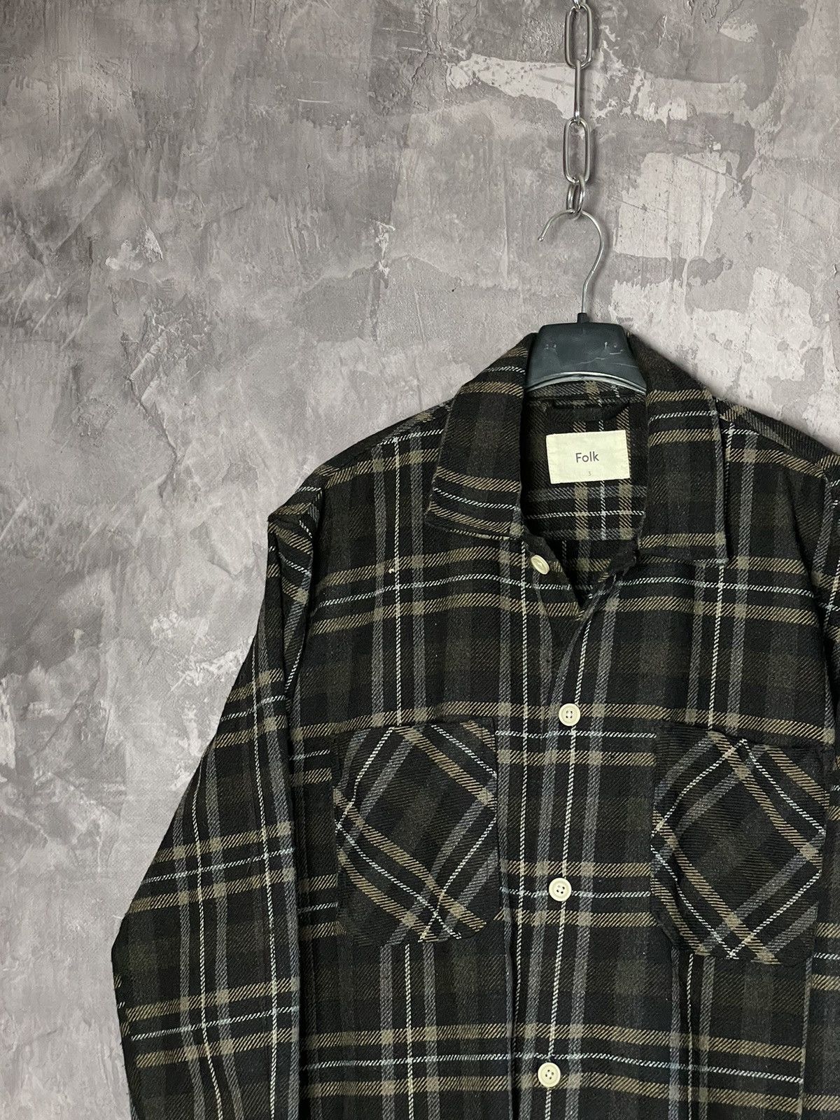 Folk Vintage Folk Flannel Checked Pocket Shirt Plaid Size US L / EU 52-54 / 3 - 4 Thumbnail