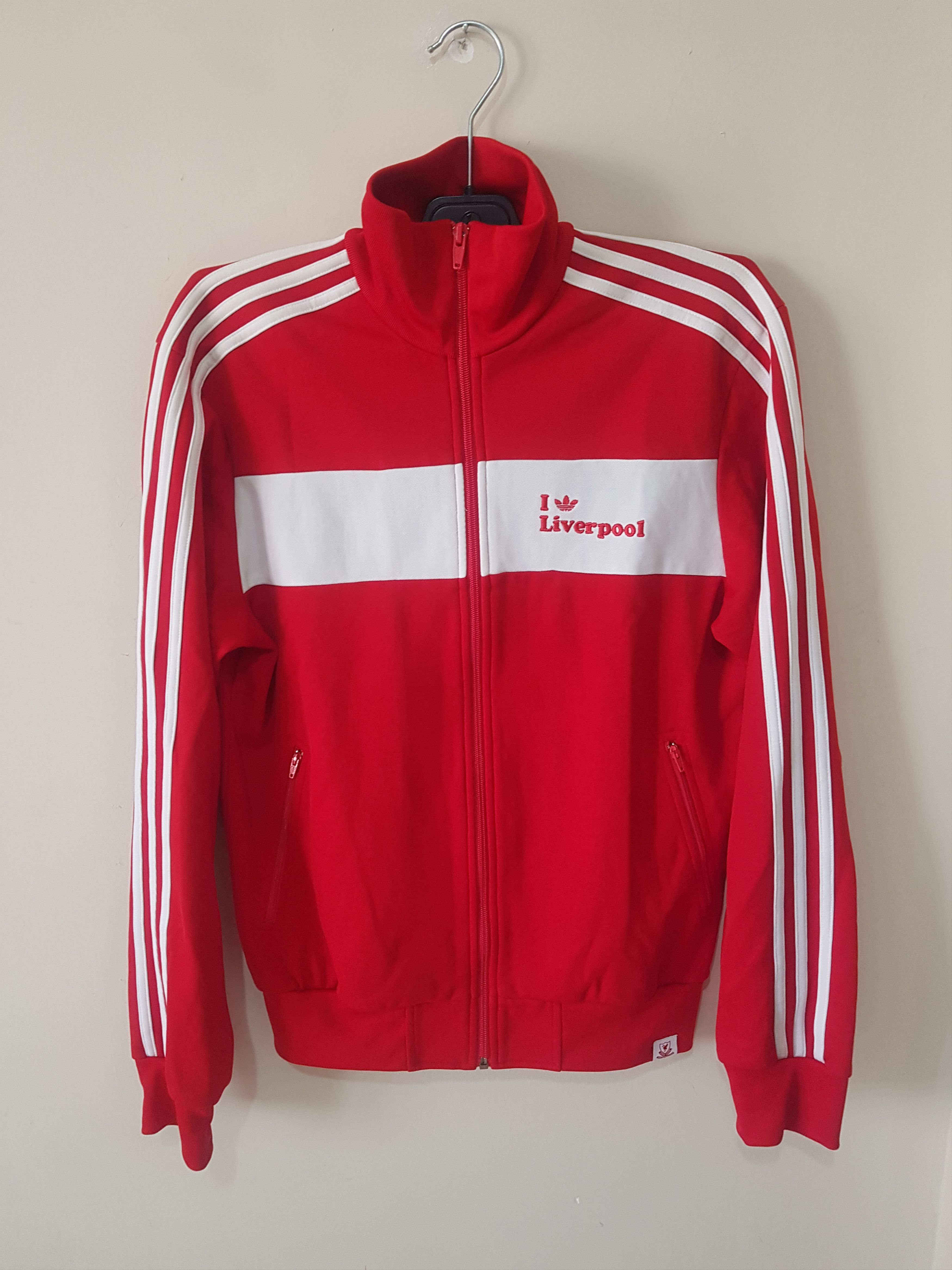 Adidas I Trefoil Love Liverpool Track Top Jacket Size US S / EU 44-46 / 1 - 9 Thumbnail