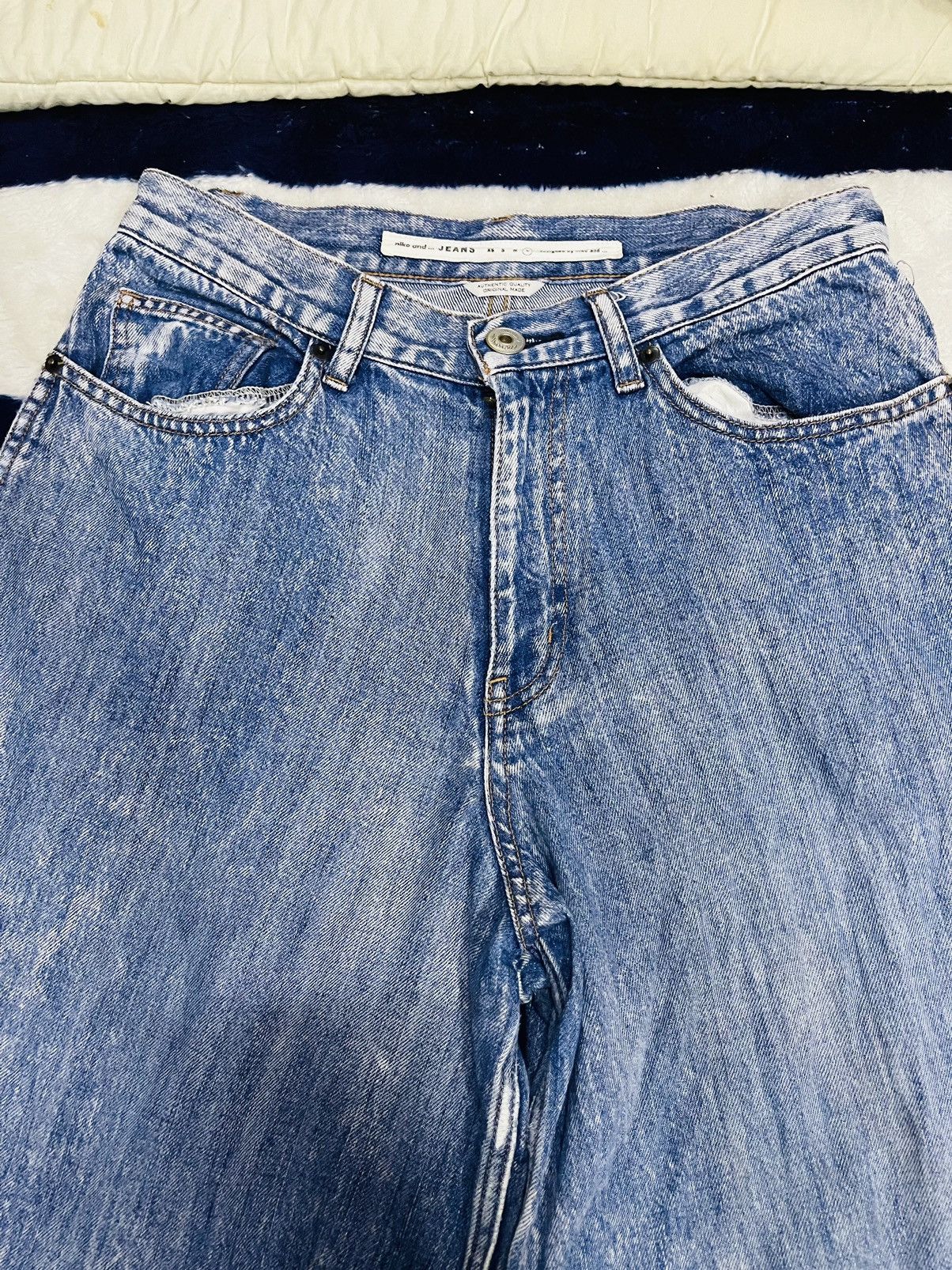 Japanese Brand Niko And… Baggy Jeans (11) Size 29" - 10 Thumbnail