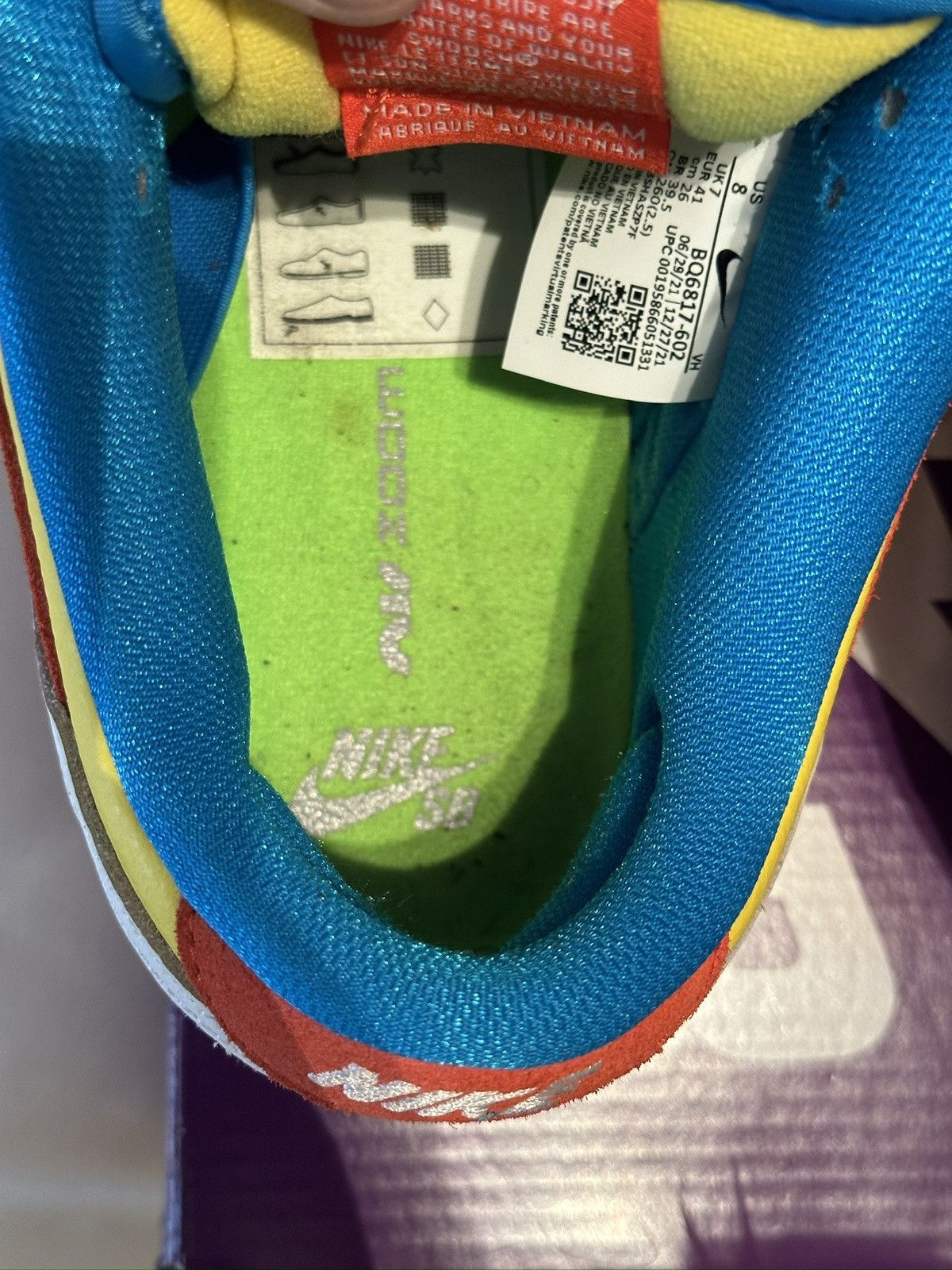 Nike Nike sb dunks bart Simpson Size US 8 / EU 41 - 6 Thumbnail