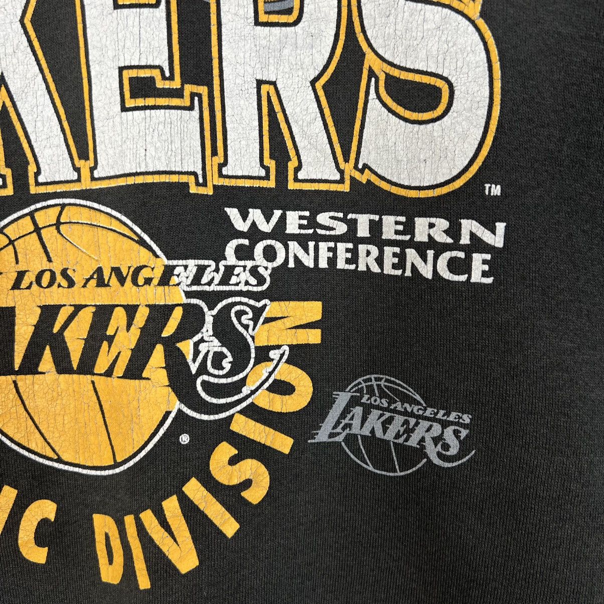 NBA 90 Vintage LA Lakers x Lee NBA Sweatshirt Size US L / EU 52-54 / 3 - 6 Thumbnail