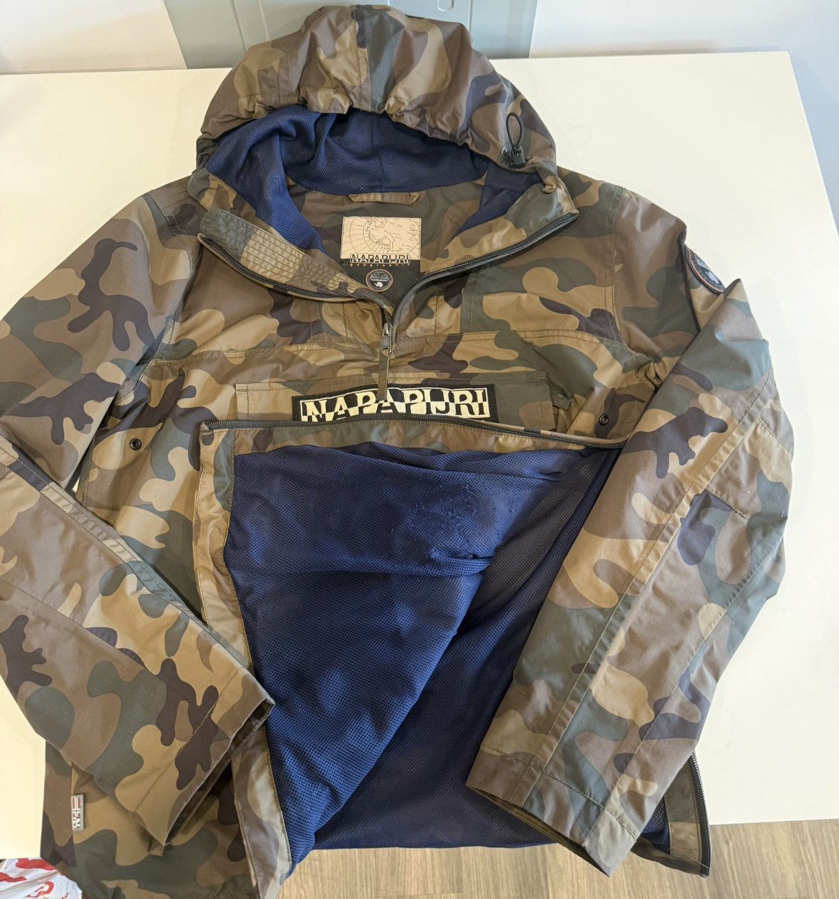 Napapijri Napapijri Rainforest Camo Jacket (Anorak Pullover) Size US M / EU 48-50 / 2 - 2 Thumbnail