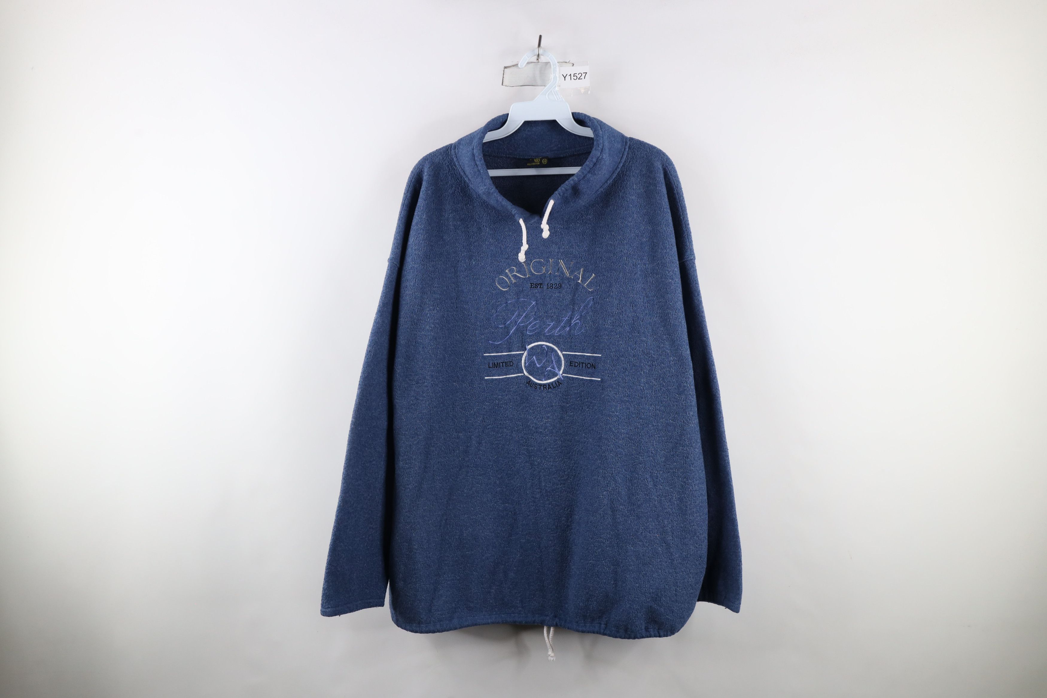 Vintage Vintage 90s Streetwear Out Perth Australia Fleece Sweater Size US L / EU 52-54 / 3 - 1 Thumbnail