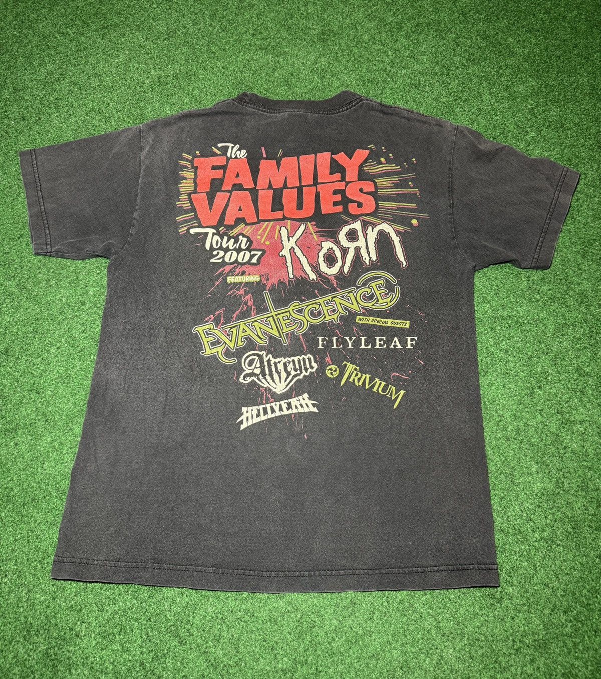 Band Tees Vintage Korn Y2K Flyleaf Grunge Concert Band T Shirt Size US M / EU 48-50 / 2 - 5 Thumbnail
