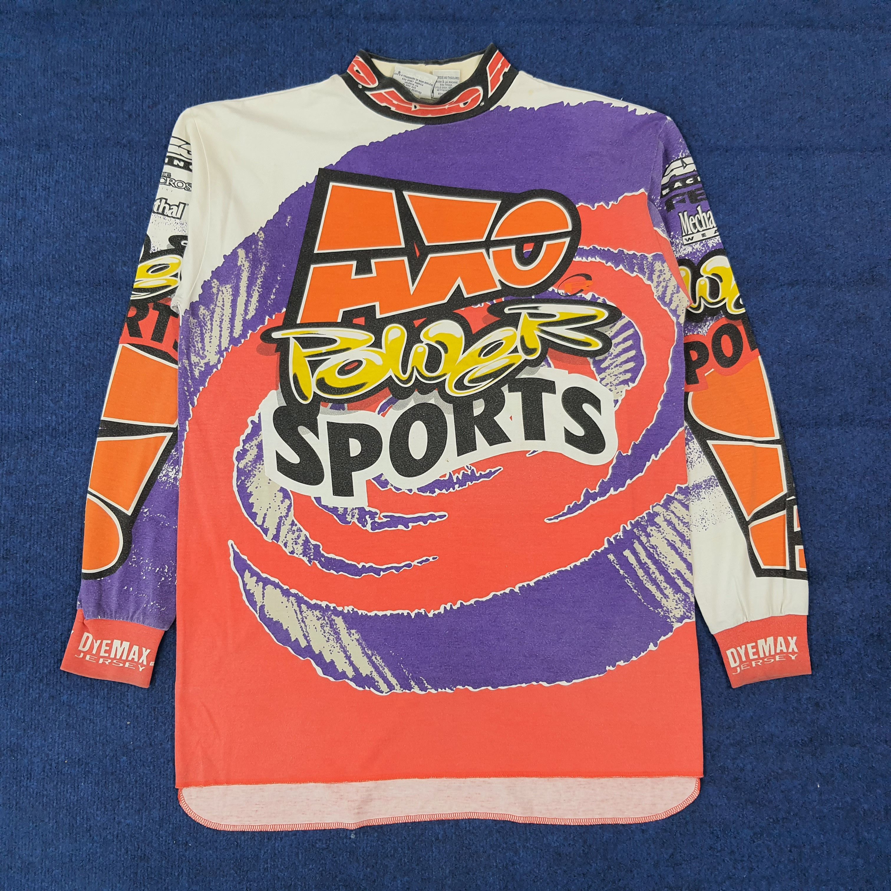 Vintage Vintage 90s AXO Power Sports Racing Dyemax Shirt C276N78 Size US M / EU 48-50 / 2 - 1 Thumbnail