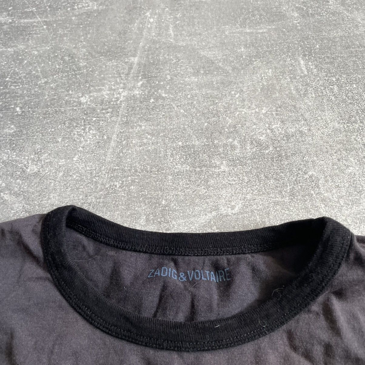Zadig & Voltaire ZADIQ VOLTAIRE Y2K Skull Long Sleeve Tee shirt die distress Size US S / EU 44-46 / 1 - 5 Thumbnail