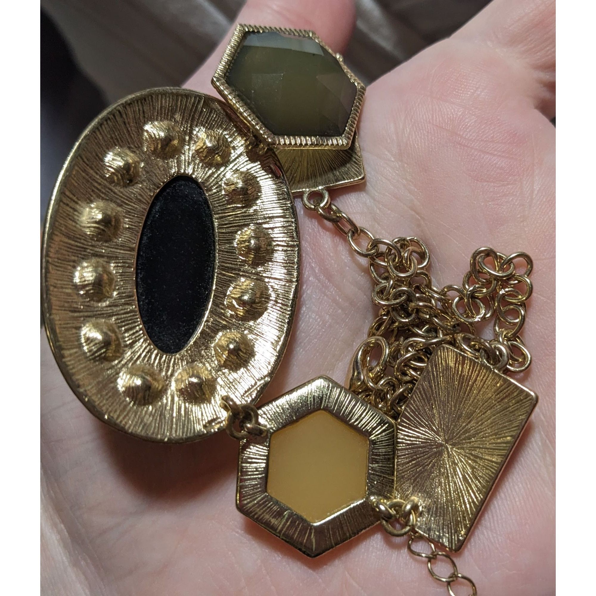 Other Geometric Glam Statement Necklace Size ONE SIZE - 11 Thumbnail