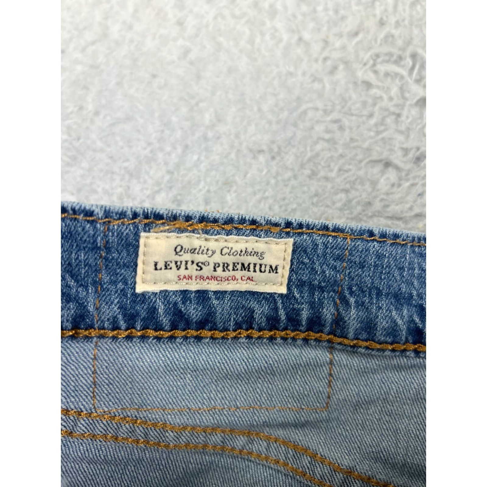 Levi's Levi's Jeans Men Slim 28 Blue Denim 502 Cotton Blend Straight 5-Pocket Zip Inseam 28 Years Vintage No Size US 28 / EU 44 - 6 Thumbnail