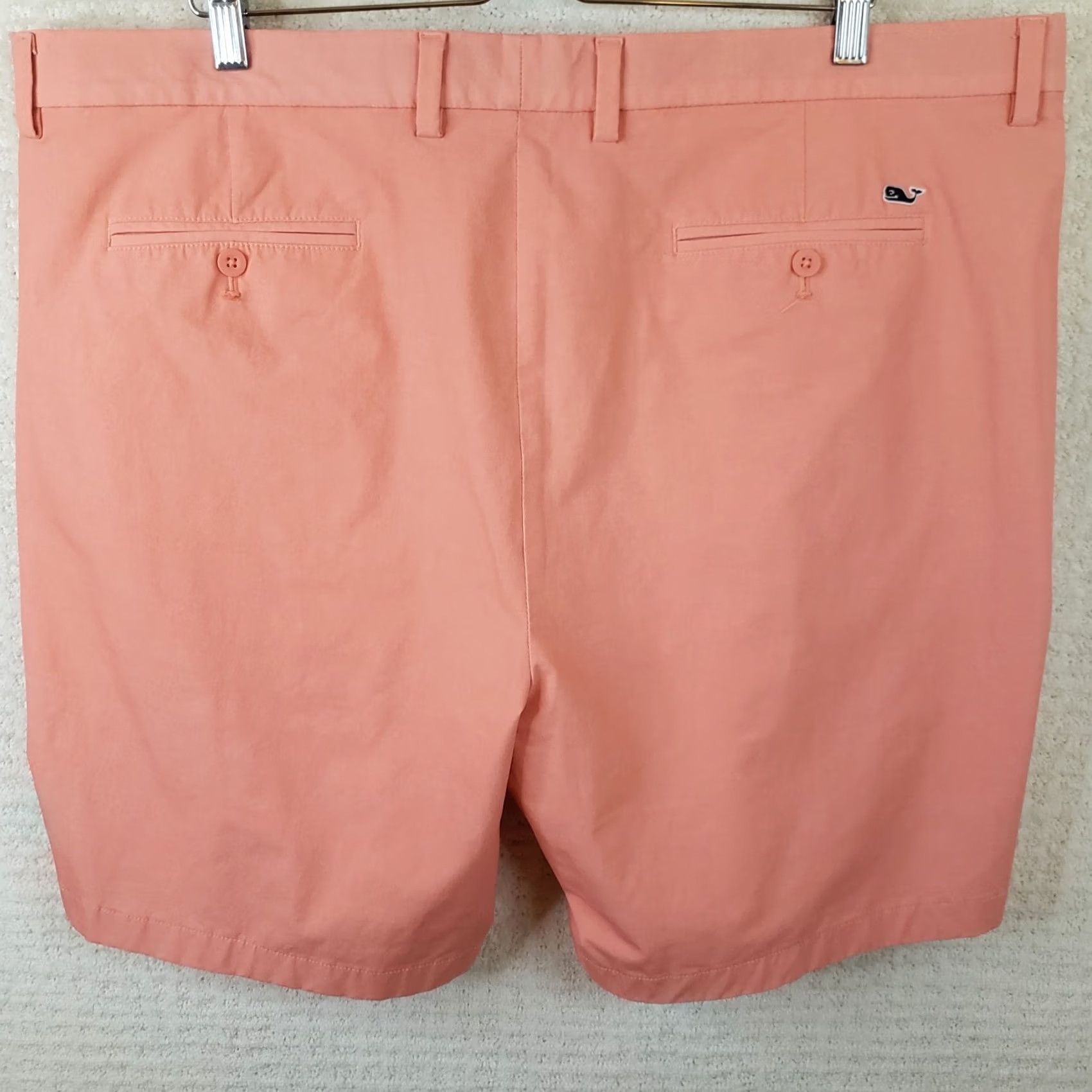 Vineyard Vines Vineyard Vines OTG Shorts Mens 40x9” Coral Orange Cotton Nylon Spandex Slash Pocket Chino Regular Size US 40 / EU 56 - 5 Thumbnail