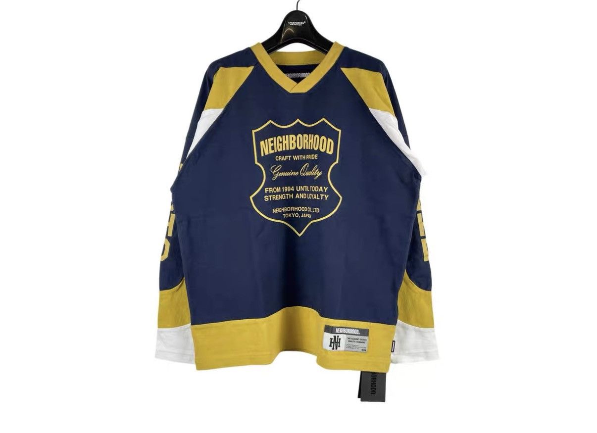 Neighborhood NEIGHBORHOOD 25AW Hockey Shirt Long Sleeve Hockey Jersey J31 Size US M / EU 48-50 / 2 - 1 Thumbnail