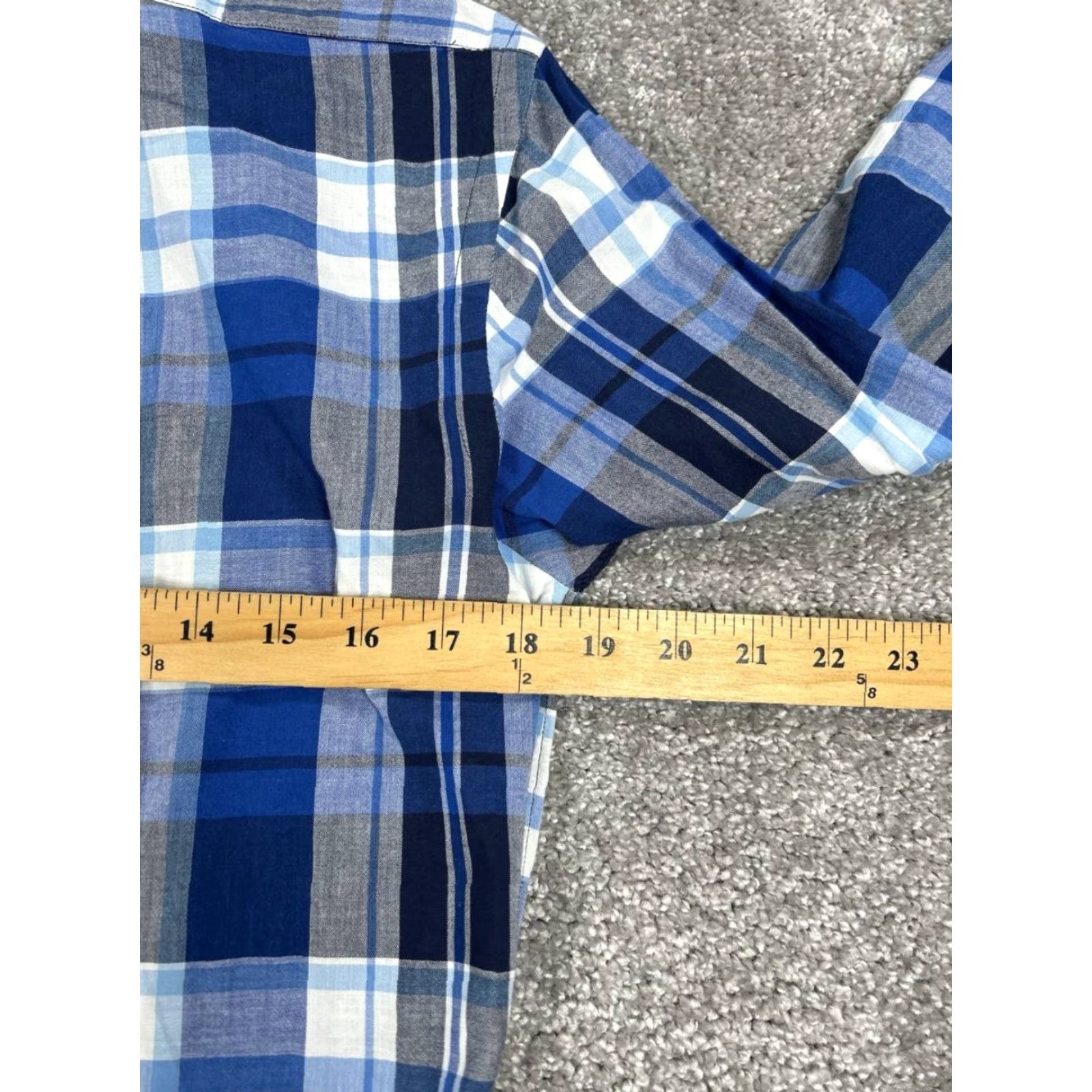 Ralph Lauren Ralph Lauren Shirt Mens Small Blue White Cotton Button Up Size US S / EU 44-46 / 1 - 6 Thumbnail