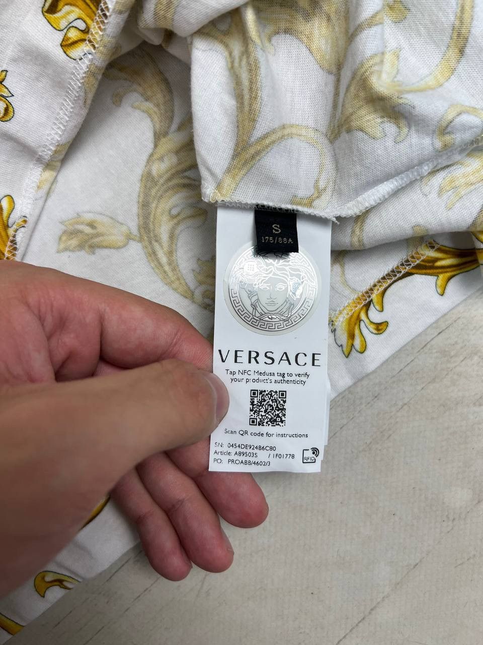 Versace Gianni Versace Baroque Print T-Shirt Barocco Size US S / EU 44-46 / 1 - 5 Thumbnail