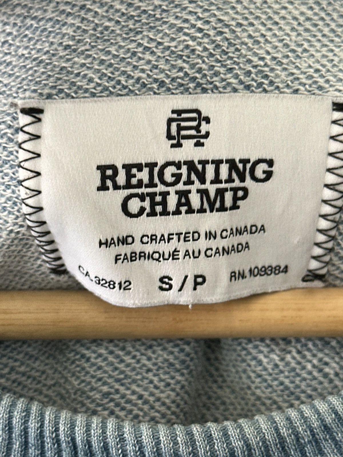 Reigning Champ Reigning Champ Blue Wash Sweatshirt Size US M / EU 48-50 / 2 - 7 Thumbnail