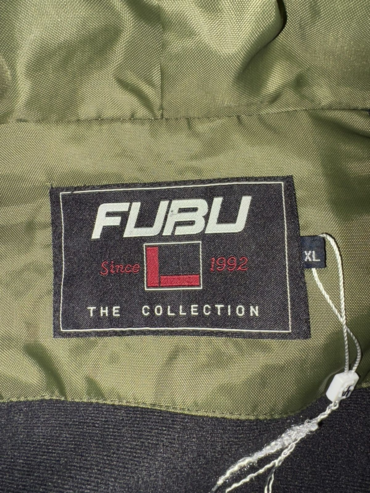 Fubu FUBU Sports Olive Windbreaker Size US XL / EU 56 / 4 - 3 Thumbnail