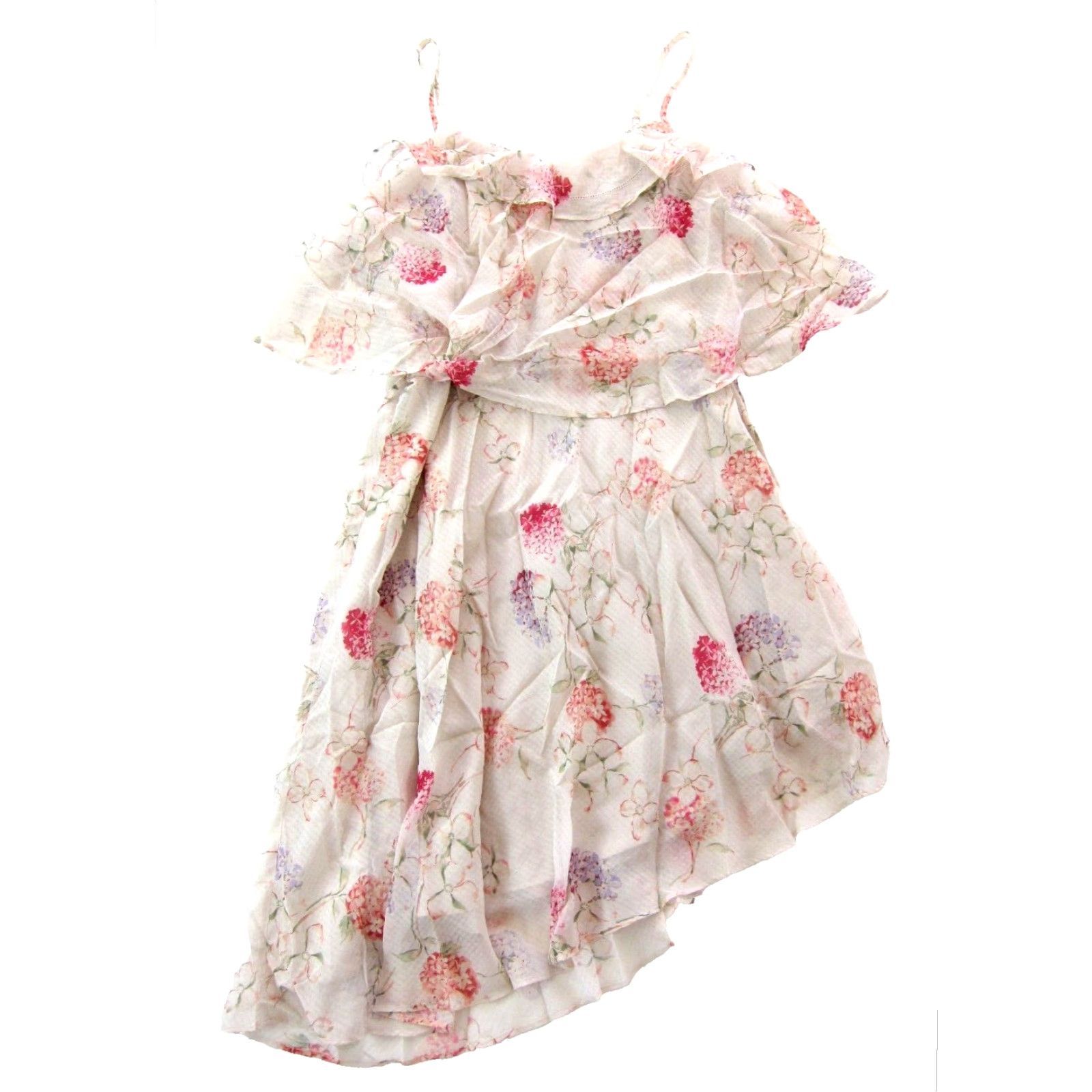 Vintage A New Day Pink Green Purple Floral Silky Romance Spaghetti Strap Slip Dress XL Size XL / US 12-14 / IT 48-50 - 2 Thumbnail
