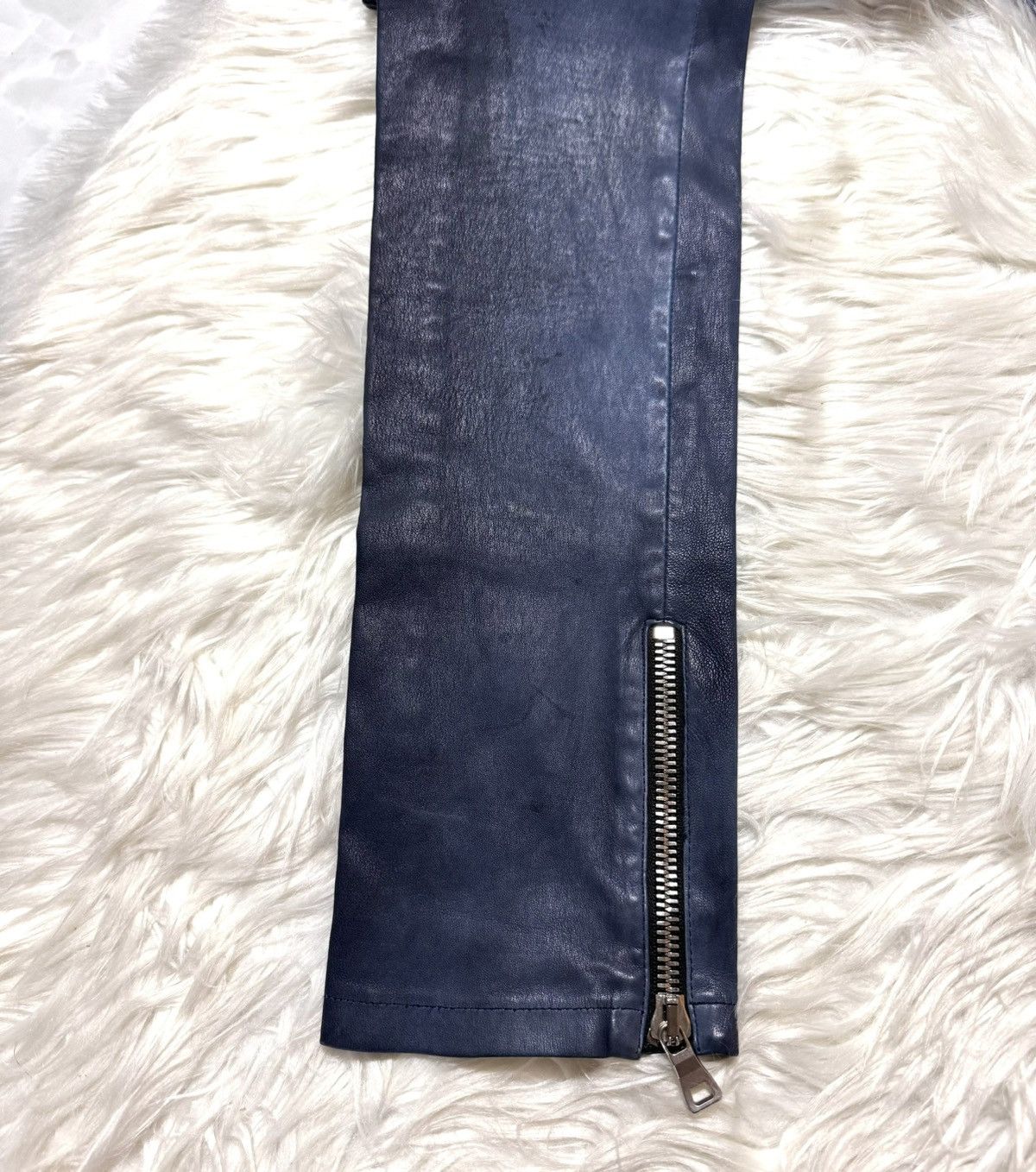 Balmain Balmain Homme Super Stretch Lamb Leather Biker Pants Size US 28 / EU 44 - 16 Thumbnail