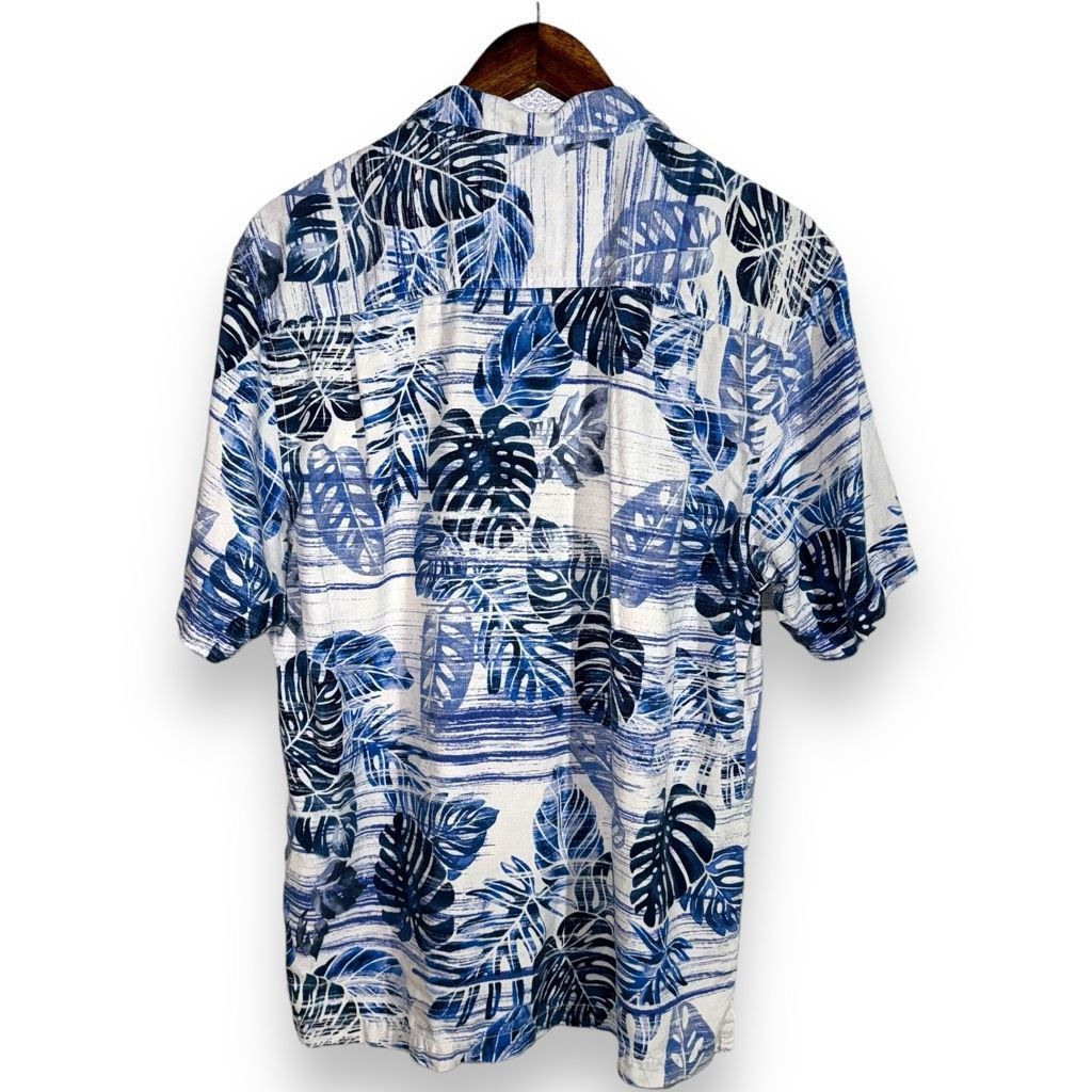 Tommy Bahama Tommy Bahama Nashville Predators Silk Print Camp Shirt M Size US M / EU 48-50 / 2 - 8 Thumbnail