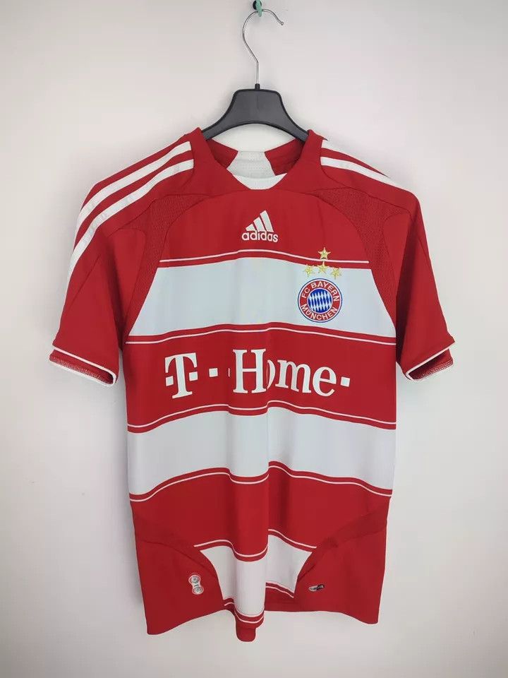 Adidas FC Bayern Munich Munchen 2007-08 home FOOTBALL Kit SHIRT Size US S / EU 44-46 / 1 - 1 Thumbnail