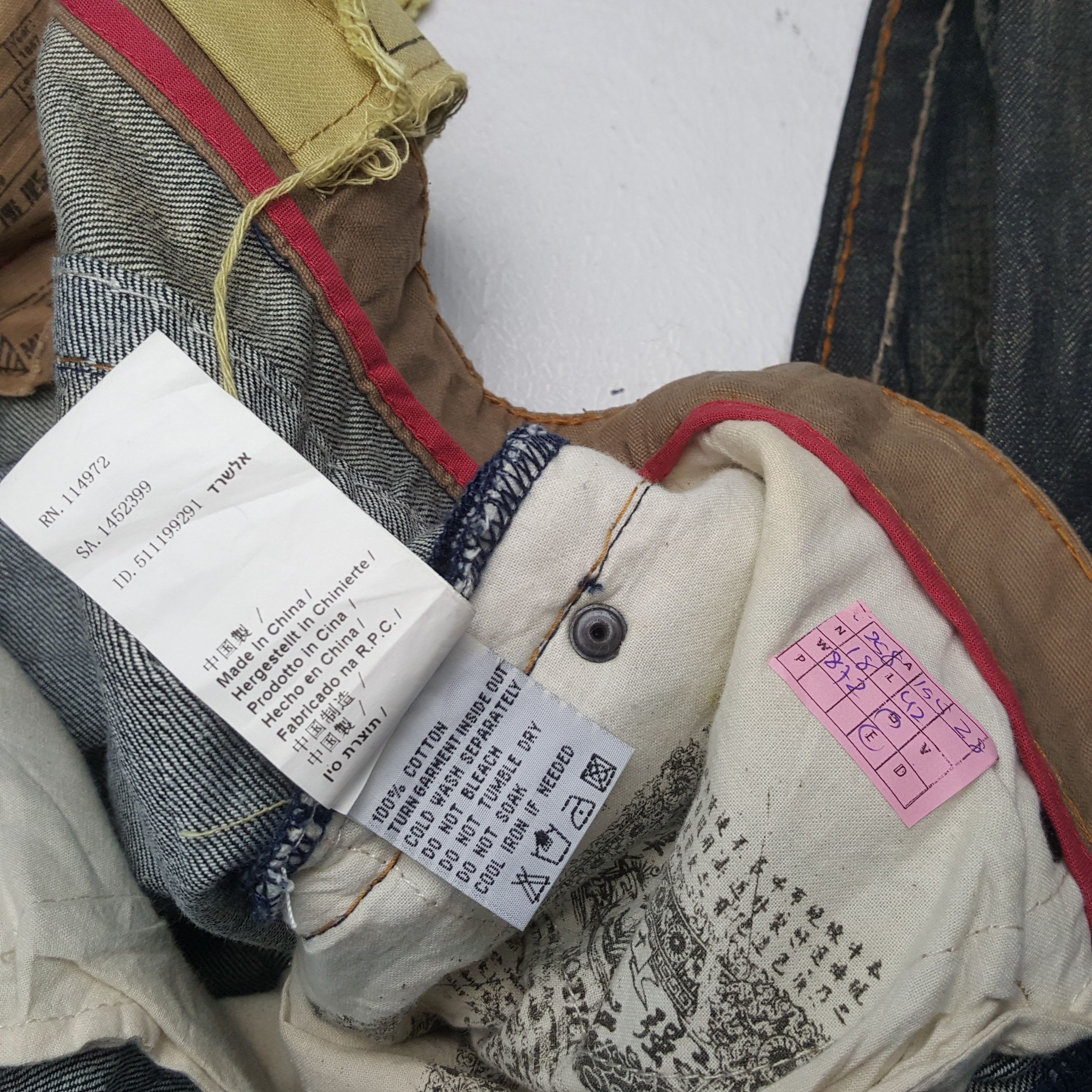 Vintage TOUGH JEANSMITH Streetwear Style Jeans Size US 31 - 13 Thumbnail