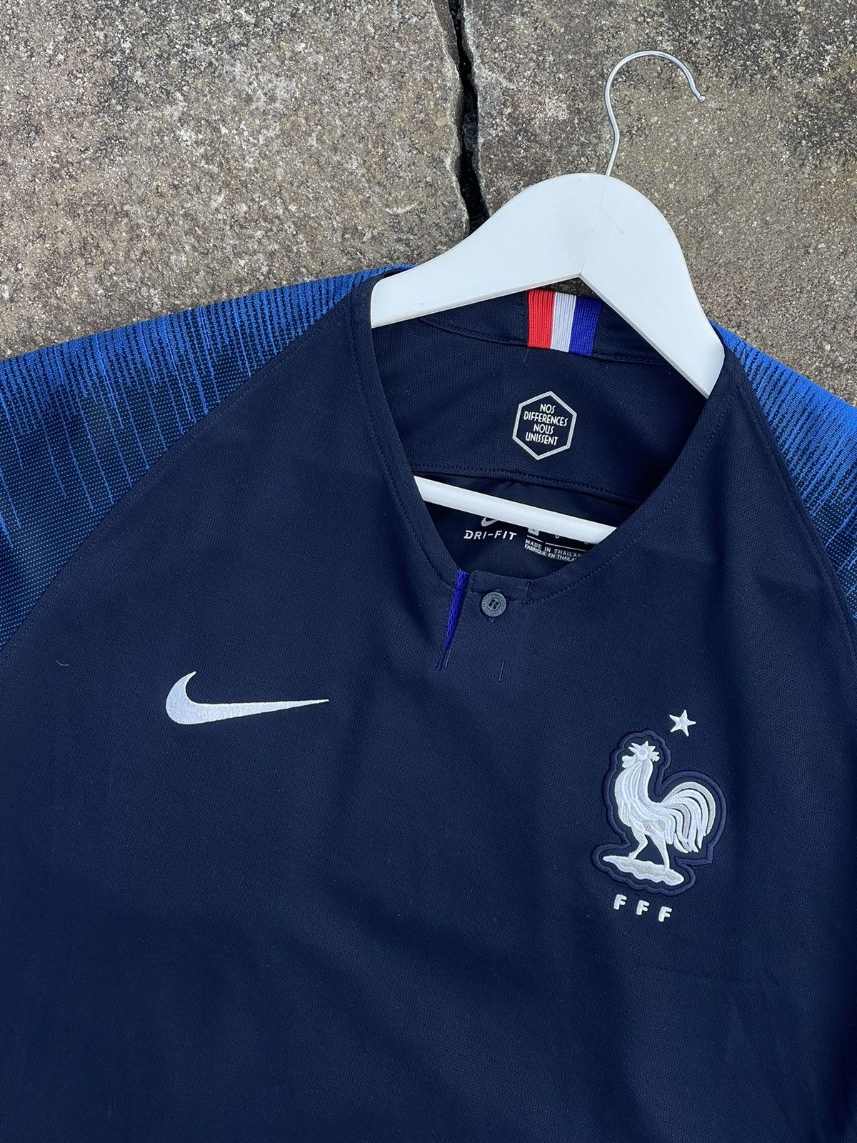 Nike 2018 Nike France blue soccer jersey FFF world cup Size US L / EU 52-54 / 3 - 4 Thumbnail
