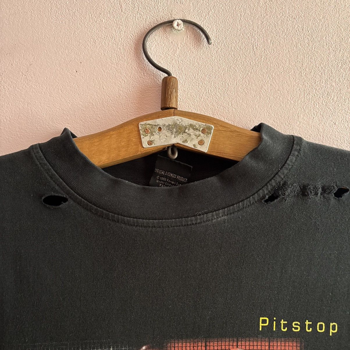 Ferrari Vintage 90’s Faded and Distressed Ferrari T-Shirt ERD Grunge Size US XL / EU 56 / 4 - 5 Thumbnail