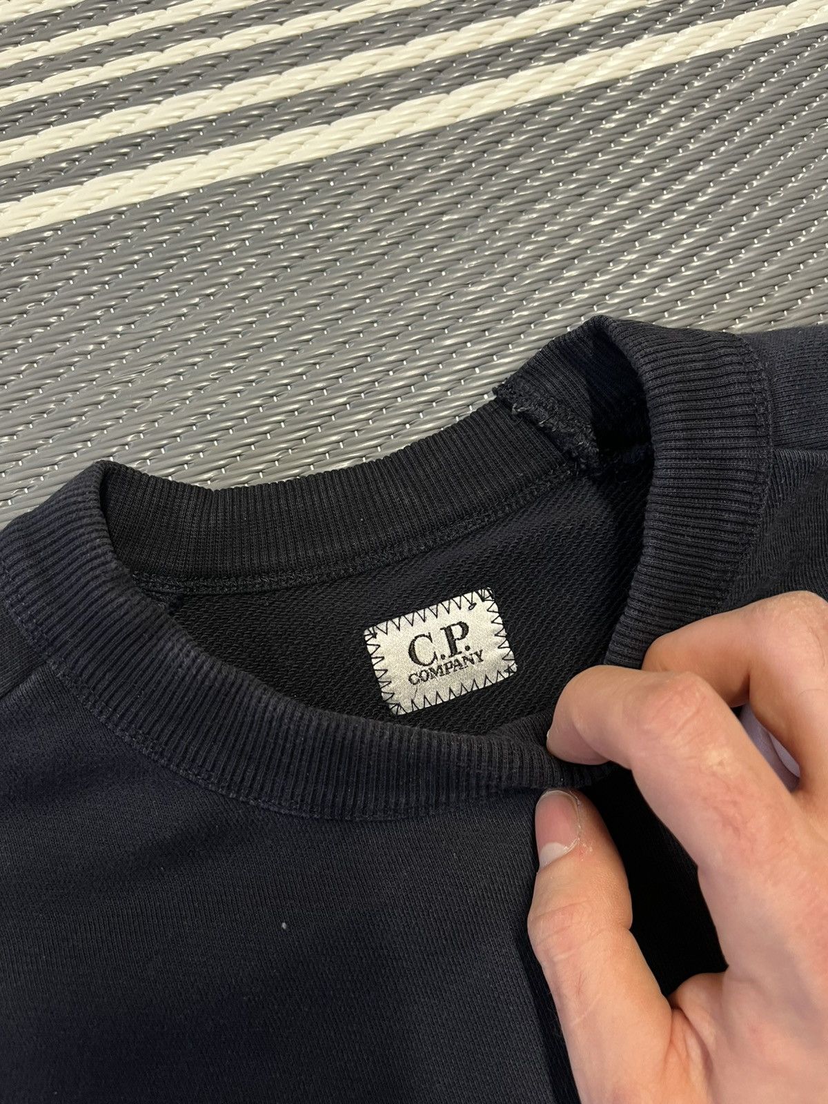 C.P. Company × Massimo Osti C.P. Company Front-zip Sweatshirt Dark Blue Size XL Size US L / EU 52-54 / 3 - 4 Thumbnail