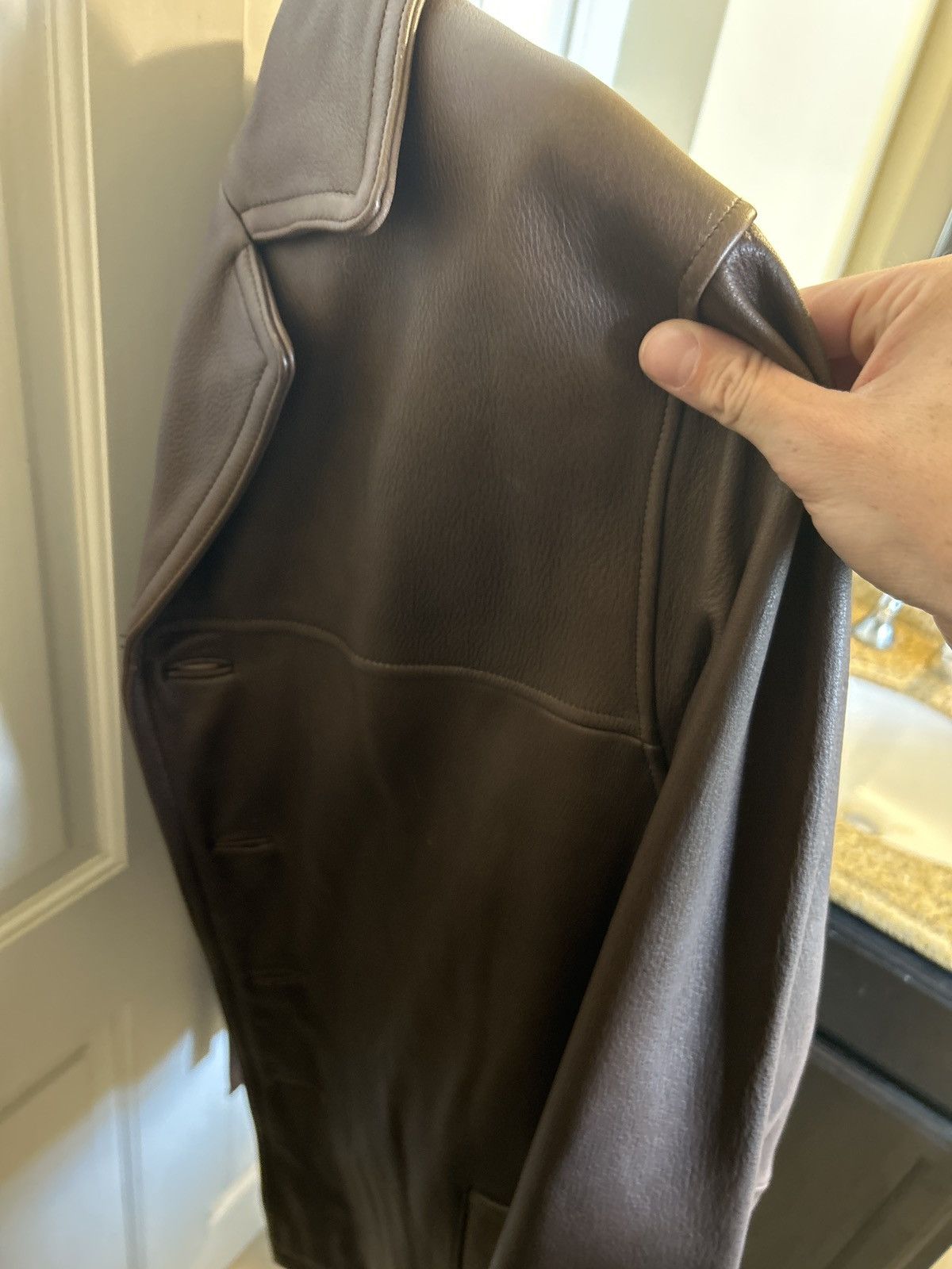 Wilsons Leather Wilson brown leather jacket Size US XL / EU 56 / 4 - 2 Thumbnail