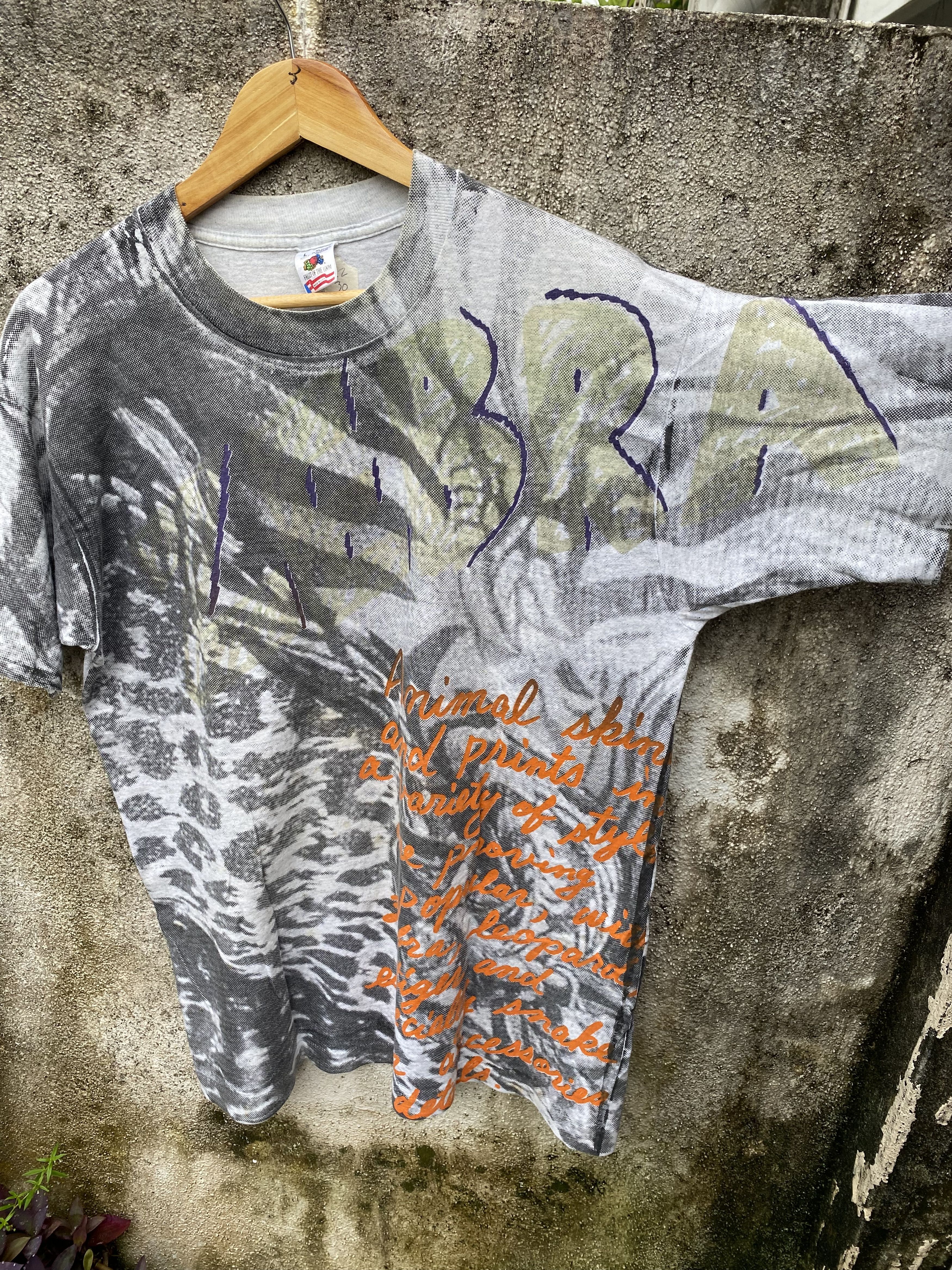 Vintage Zebra Fullprint Colourful Shirt