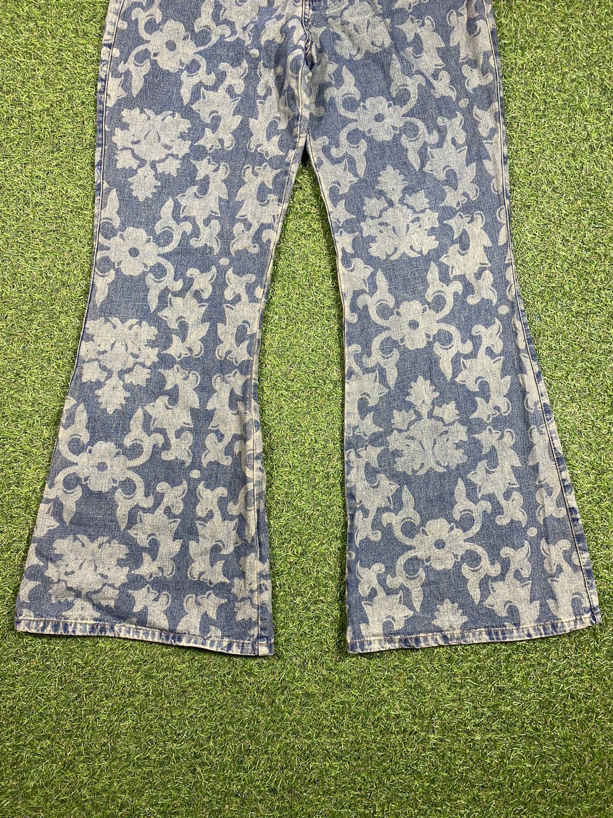 If Six Was Nine Vintage 90s Flared jeans Japanese LGB style streetwear Size 32" / US 10 / IT 46 - 3 Thumbnail