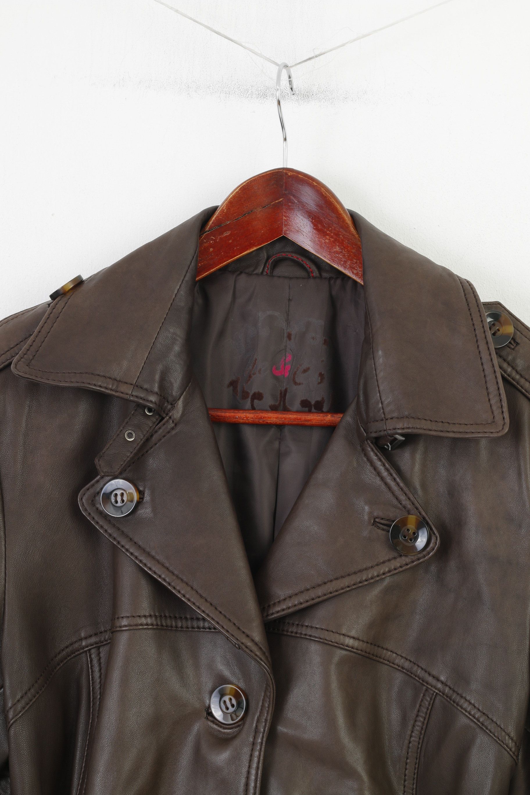 C&A × Vintage Yessica Woman 42 M Soft Leather Jacket C&A Brown 0504 Size M / US 6-8 / IT 42-44 - 2 Thumbnail